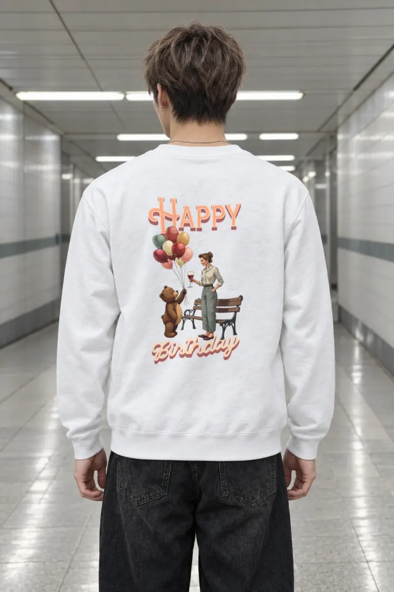 "Birthday Park Toast" Heavy Blend Unisex Crewneck Sweatshirt