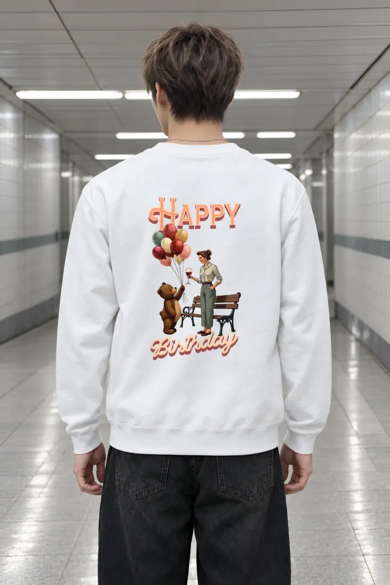 "Birthday Park Toast" Heavy Blend Unisex Crewneck Sweatshirt