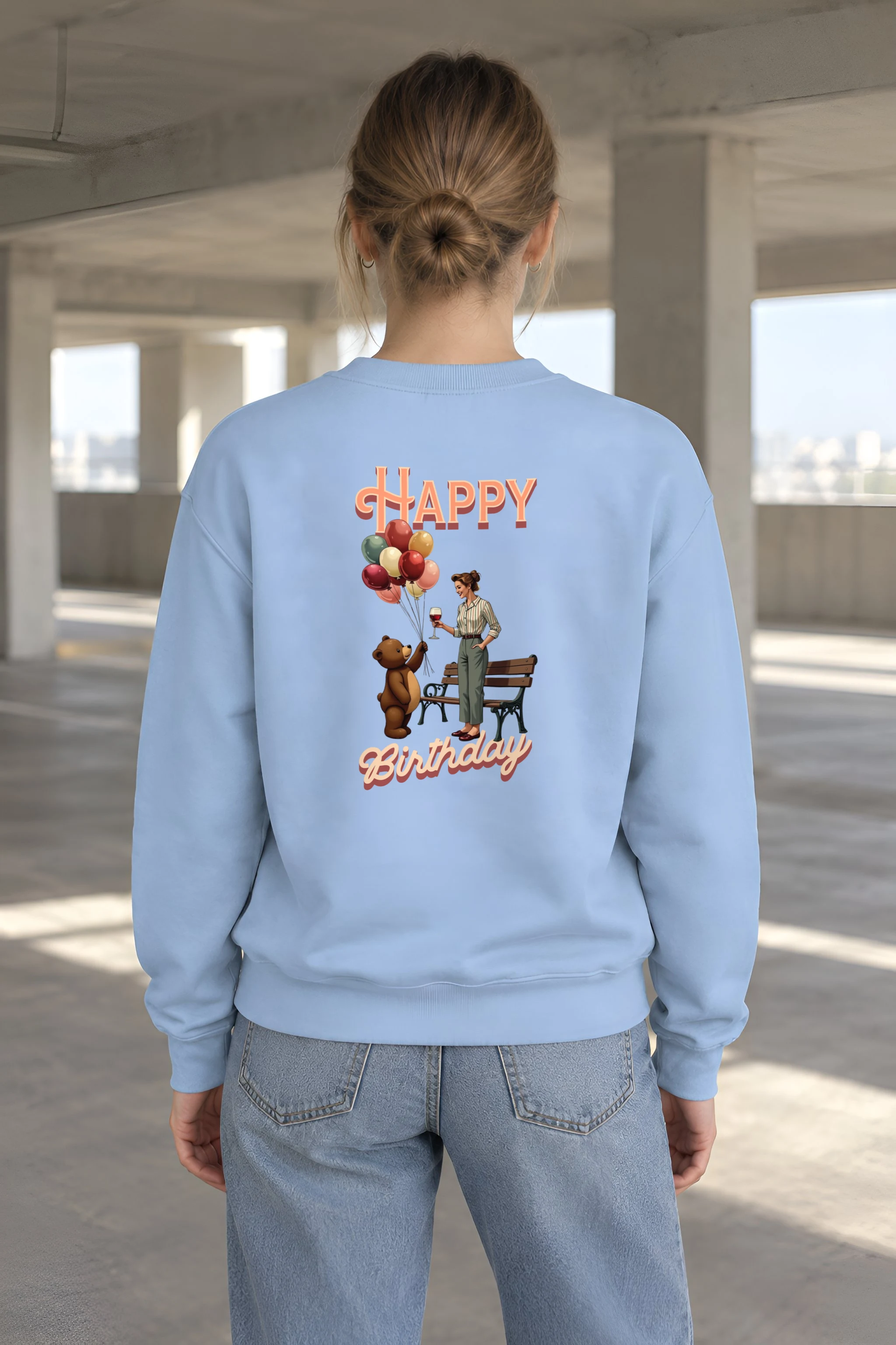 "Birthday Park Toast" 1 Crewneck Sweatshirt