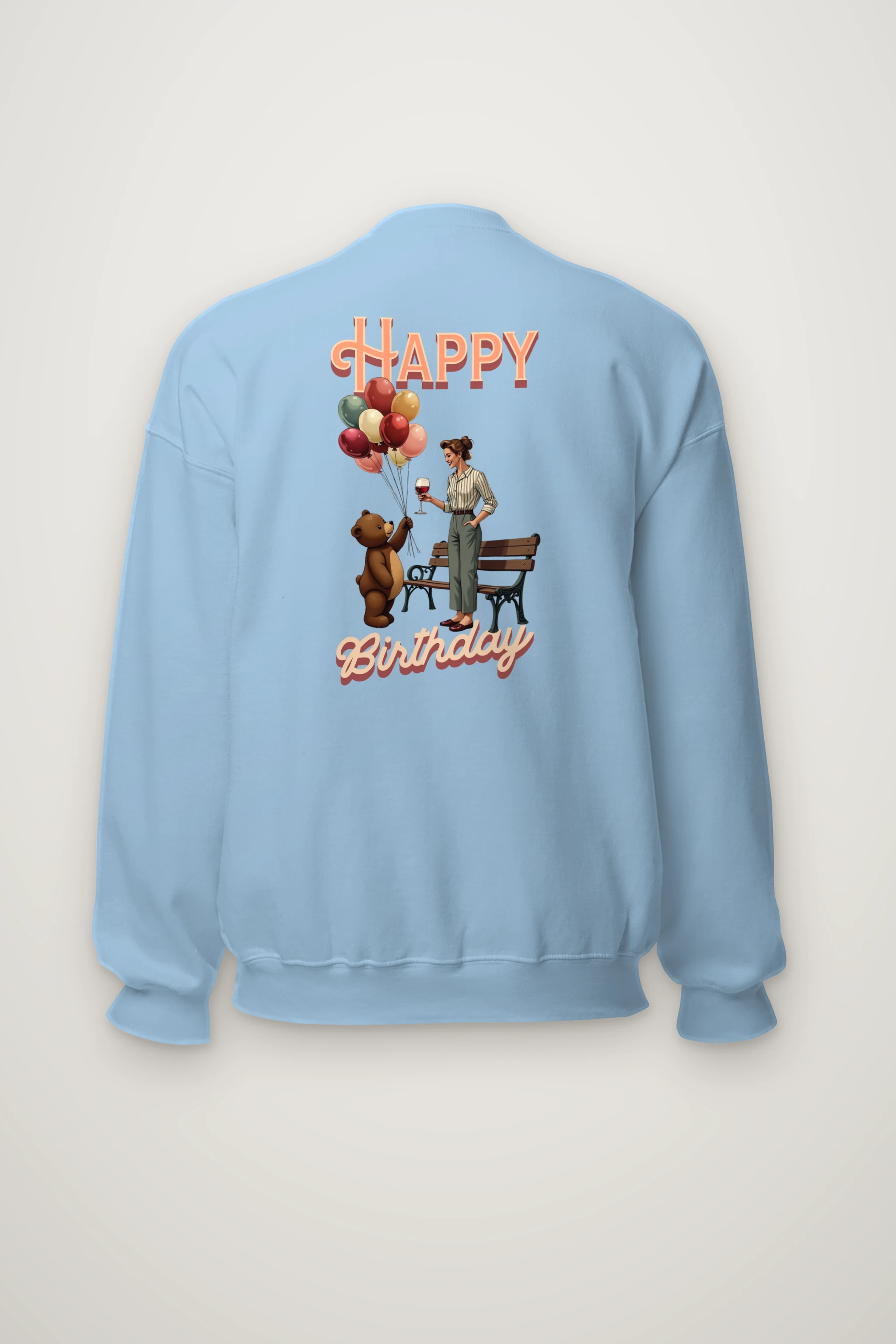 "Birthday Park Toast" Heavy Blend Unisex Crewneck Sweatshirt