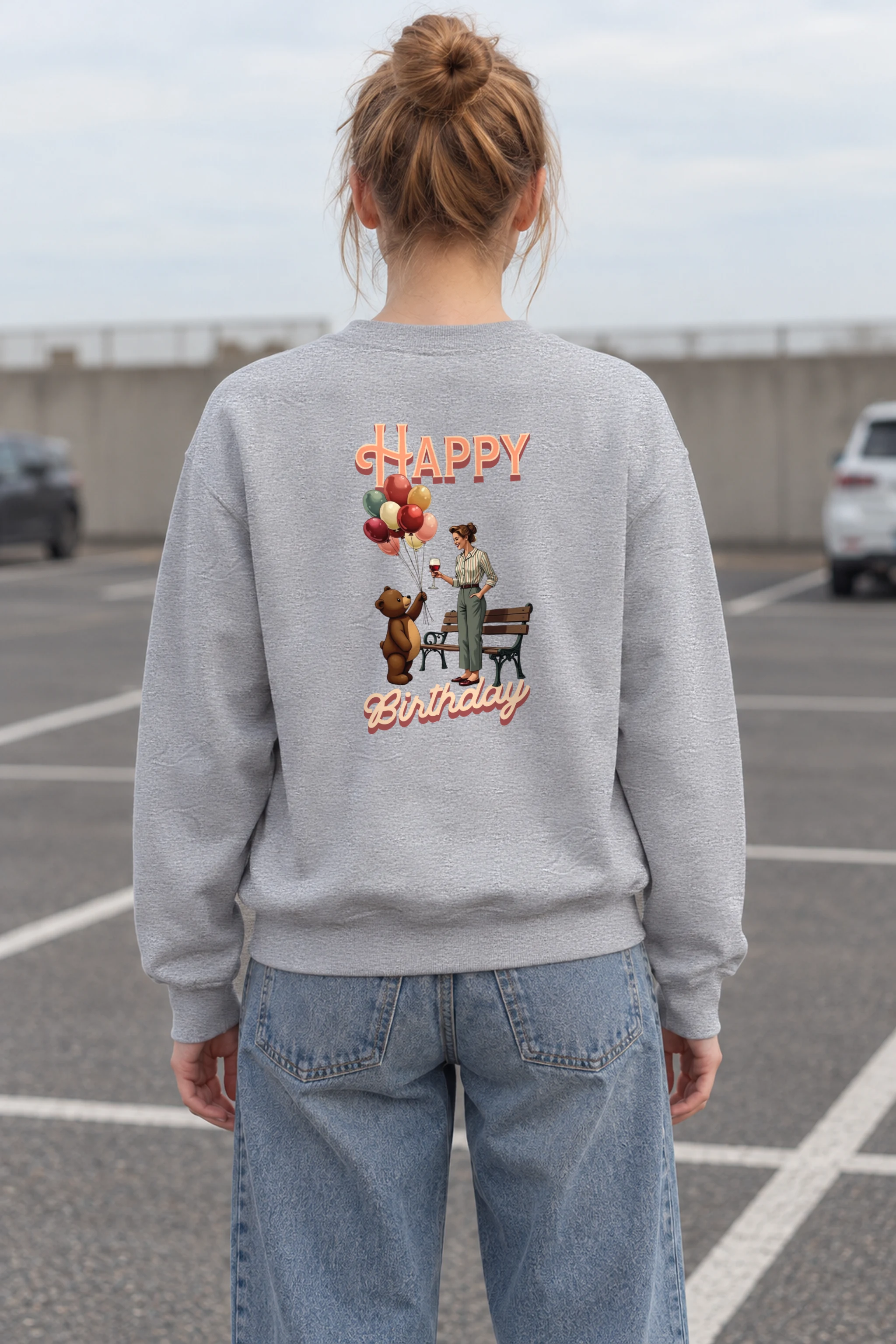 "Birthday Park Toast" 1 Crewneck Sweatshirt