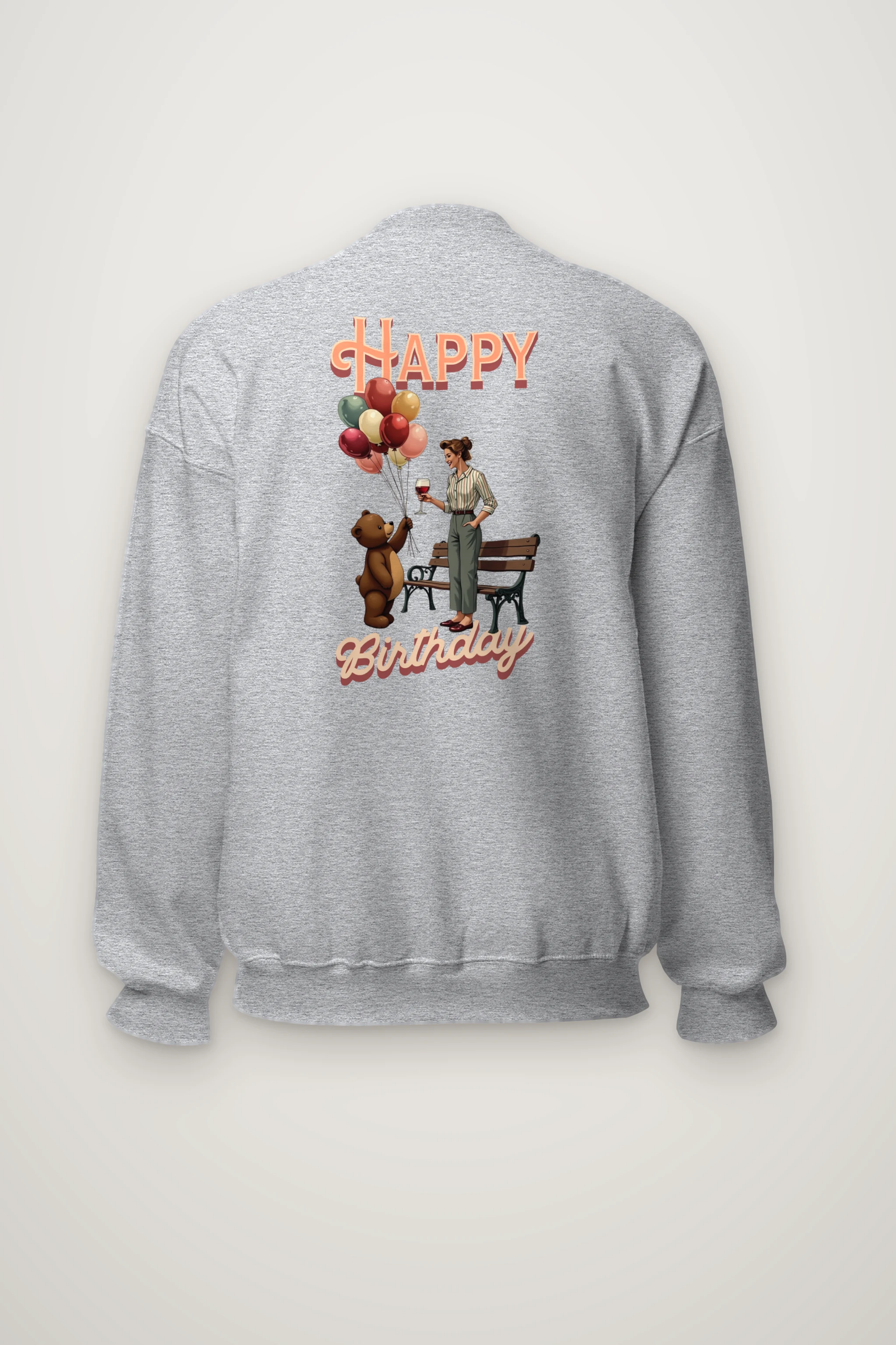 "Birthday Park Toast" Heavy Blend Unisex Crewneck Sweatshirt