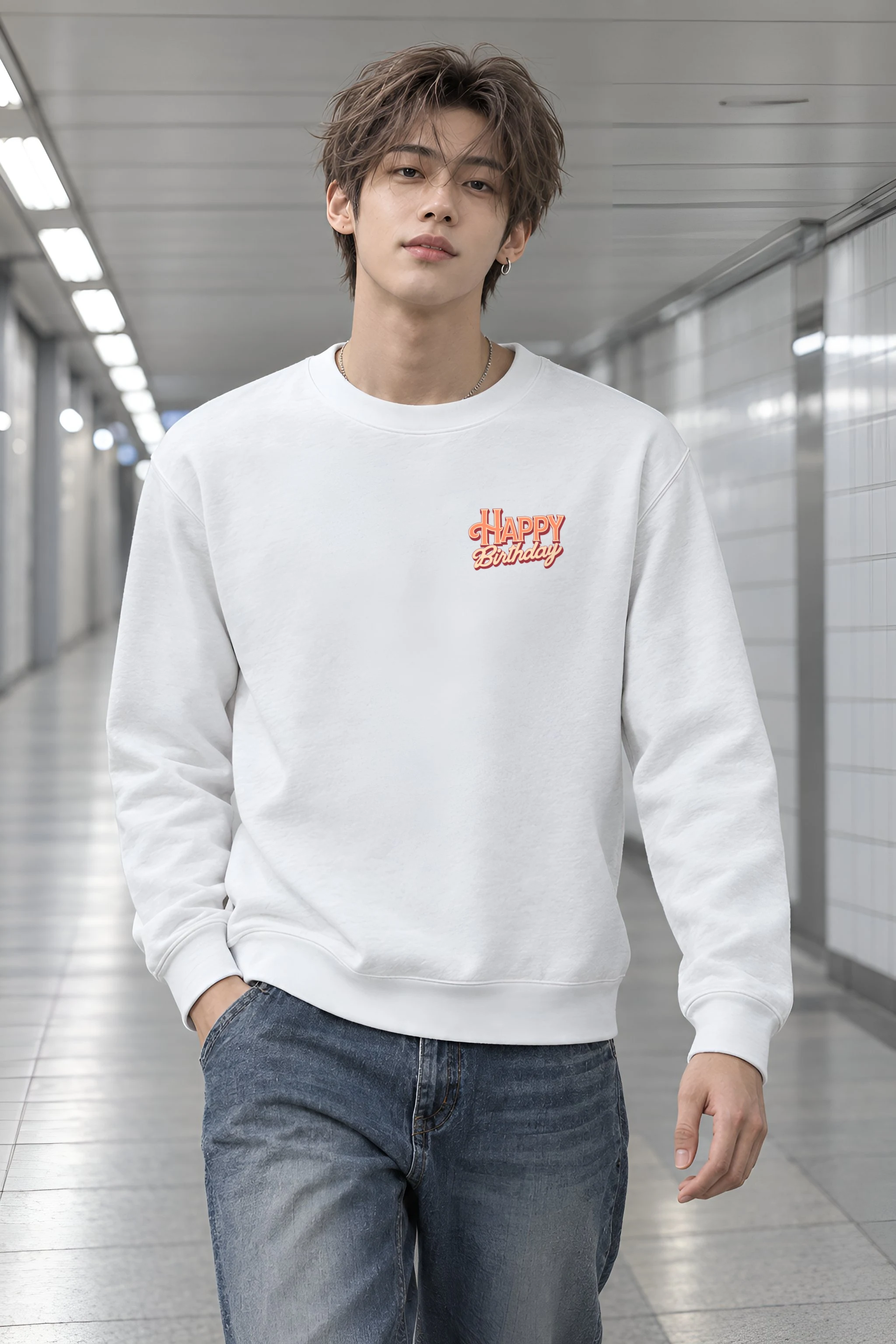 "Birthday Park Toast" Heavy Blend Unisex Crewneck Sweatshirt