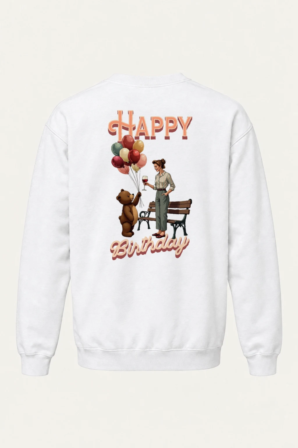 "Birthday Park Toast" Heavy Blend Unisex Crewneck Sweatshirt | Gildan 18000