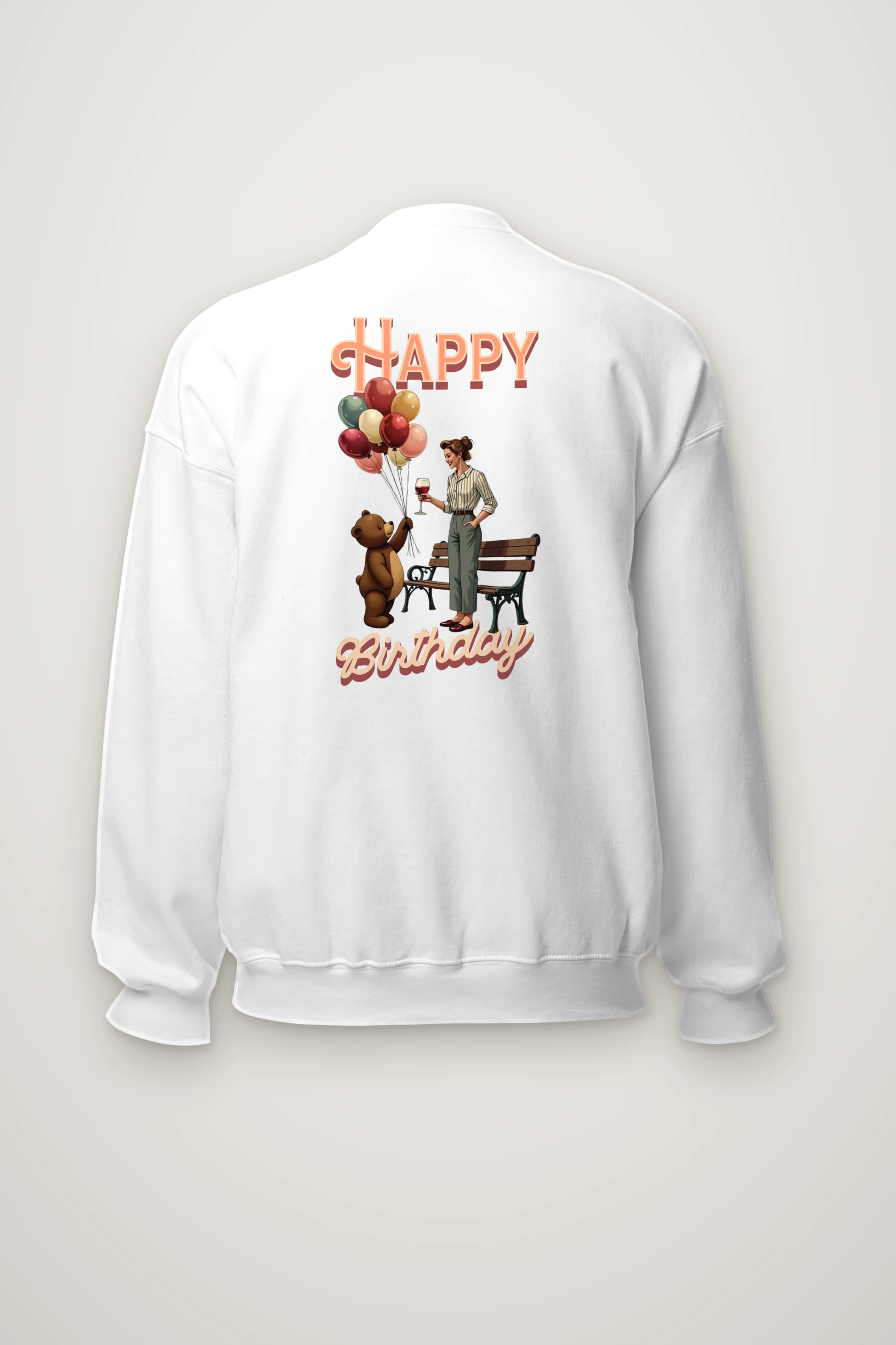 "Birthday Park Toast" Heavy Blend Unisex Crewneck Sweatshirt