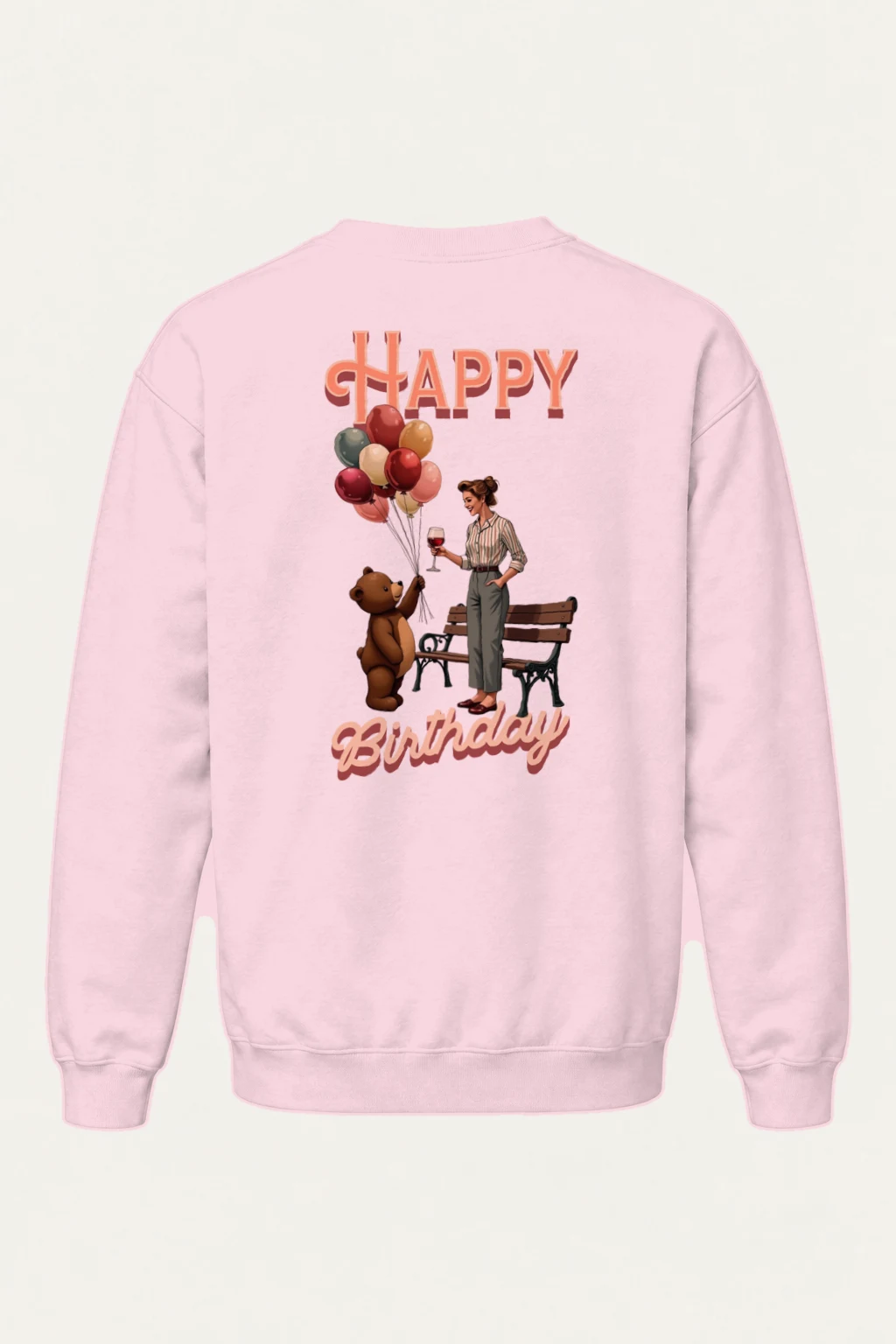 "Birthday Park Toast" Heavy Blend Unisex Crewneck Sweatshirt | Gildan 18000
