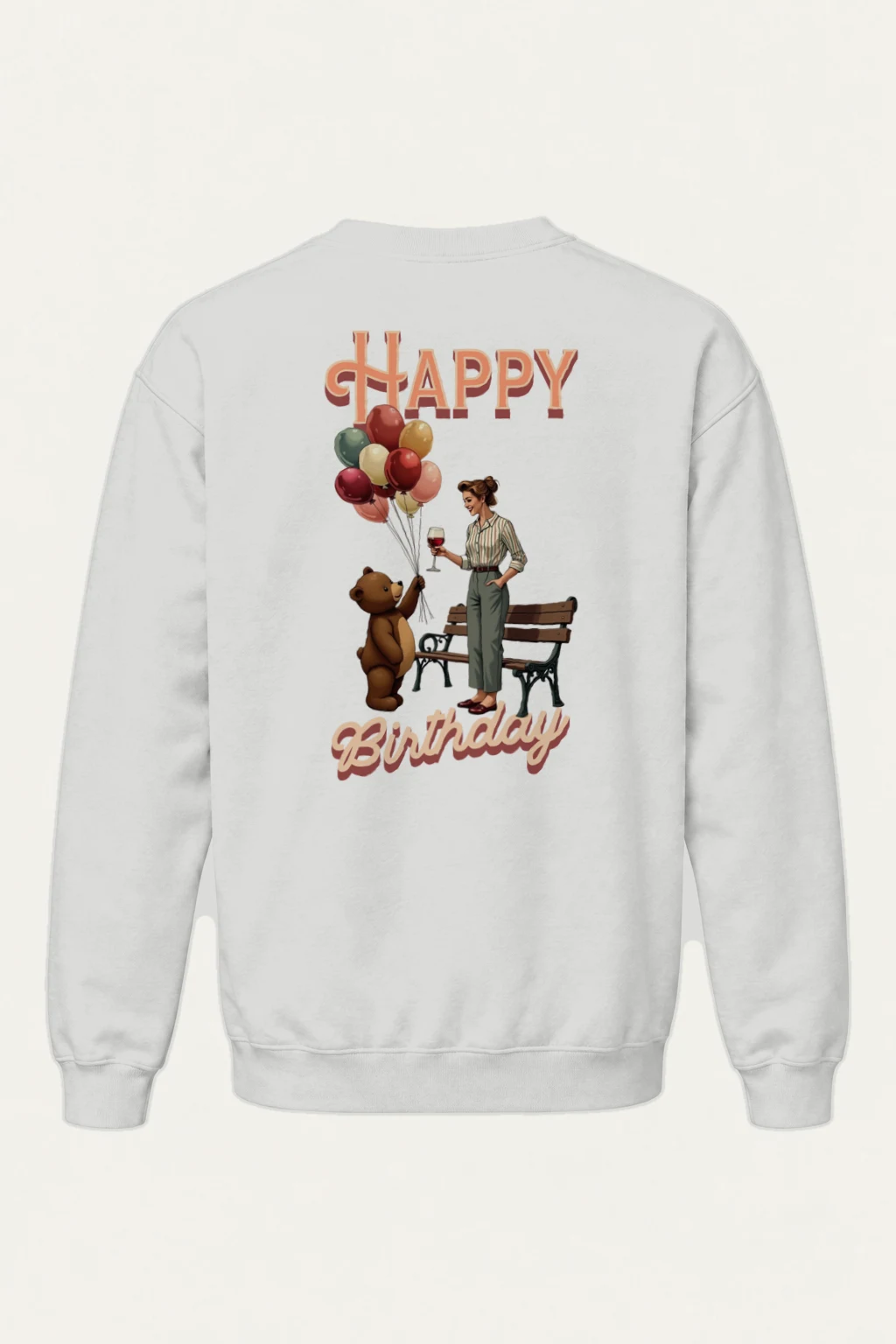 "Birthday Park Toast" Heavy Blend Unisex Crewneck Sweatshirt | Gildan 18000