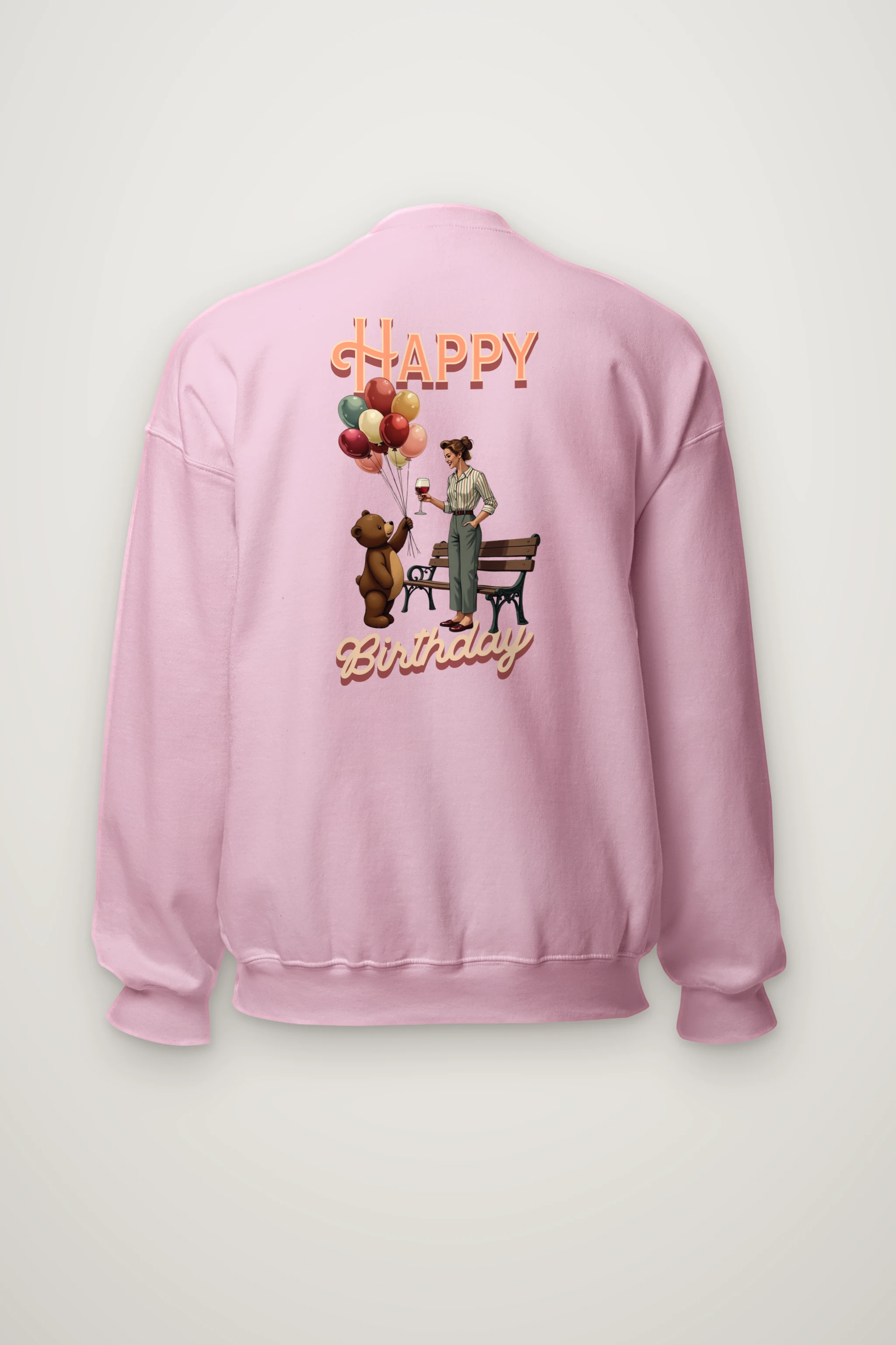 "Birthday Park Toast" Heavy Blend Unisex Crewneck Sweatshirt