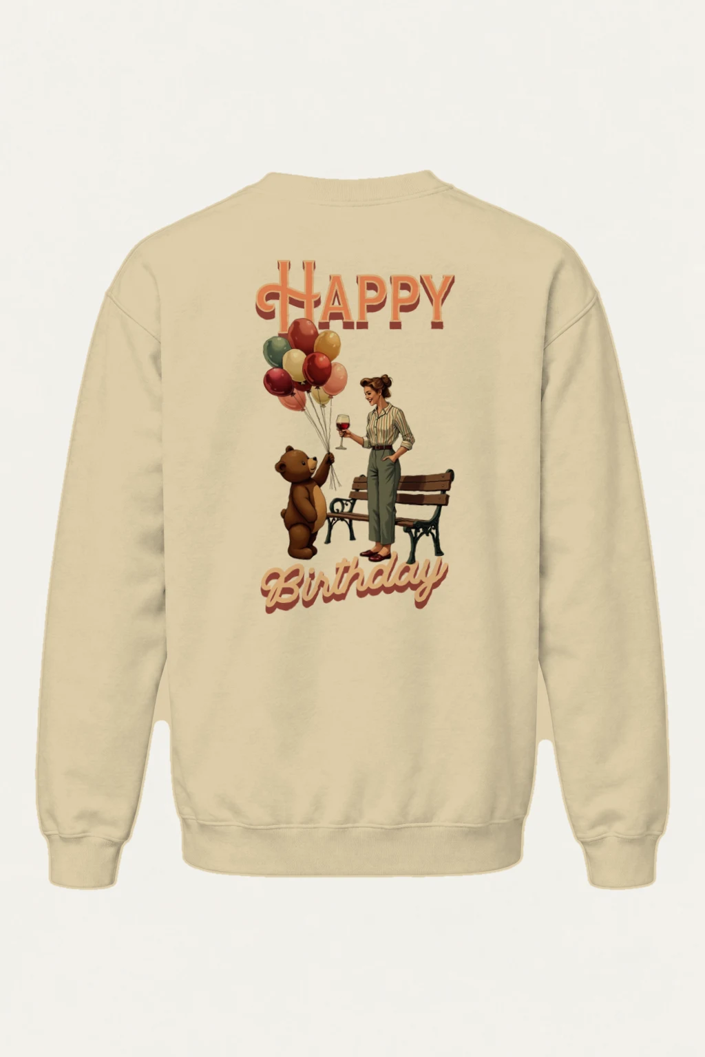 "Birthday Park Toast" Heavy Blend Unisex Crewneck Sweatshirt | Gildan 18000