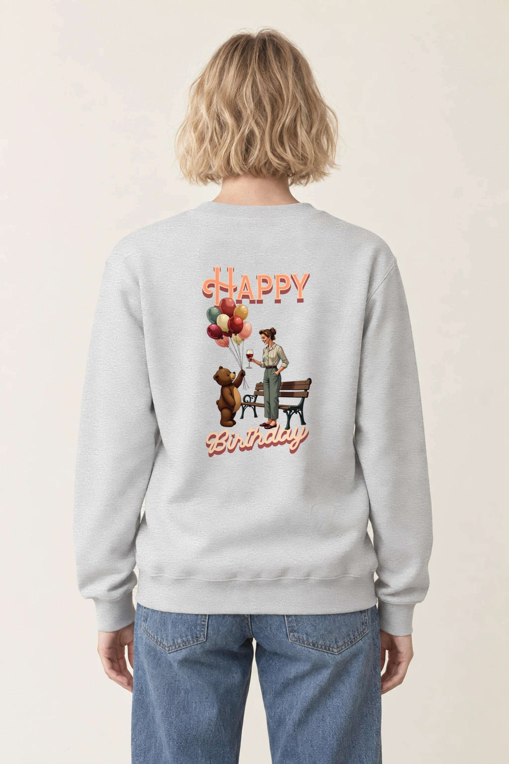 "Birthday Park Toast" 1 Crewneck Sweatshirt