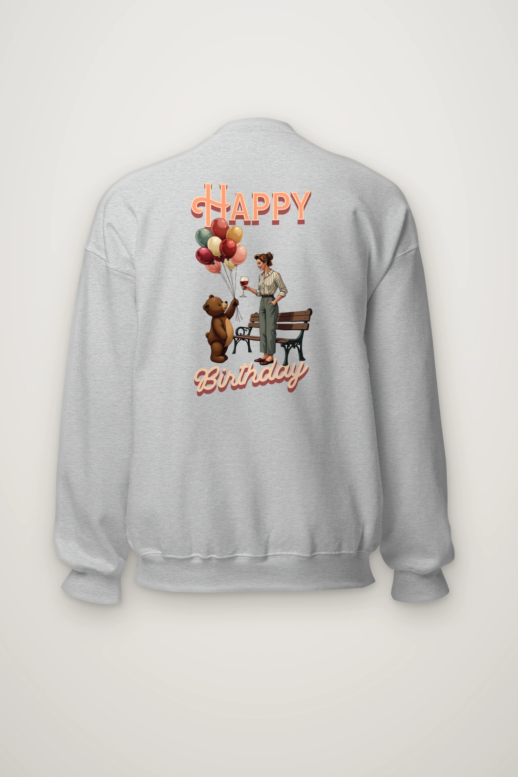 "Birthday Park Toast" Heavy Blend Unisex Crewneck Sweatshirt