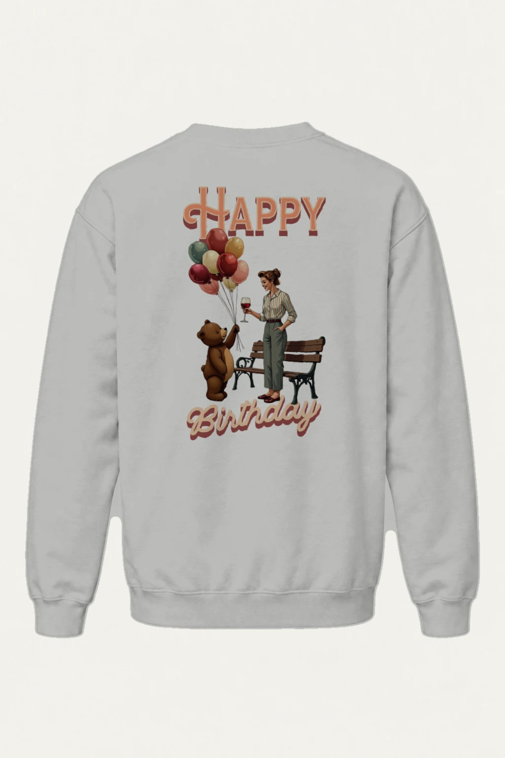 "Birthday Park Toast" Heavy Blend Unisex Crewneck Sweatshirt | Gildan 18000