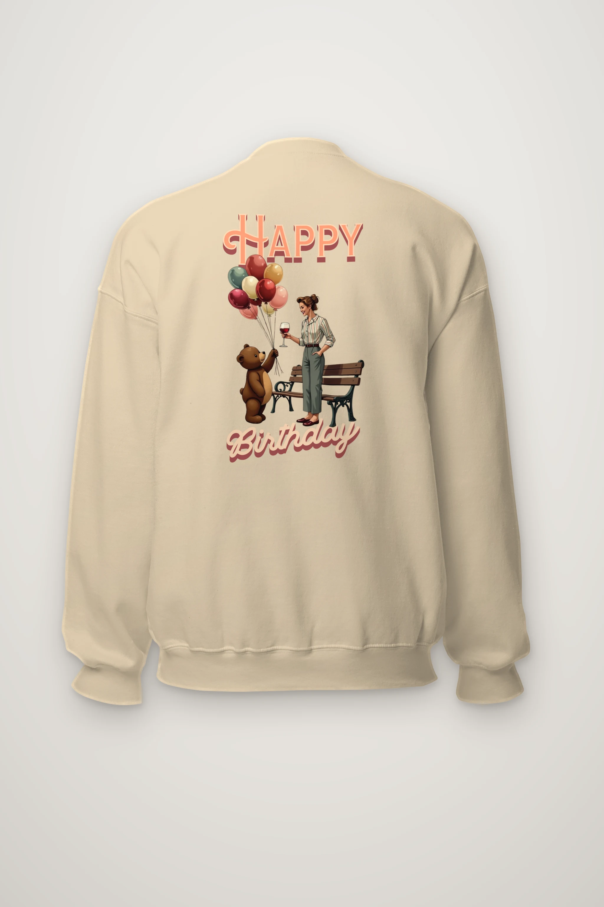 "Birthday Park Toast" Heavy Blend Unisex Crewneck Sweatshirt