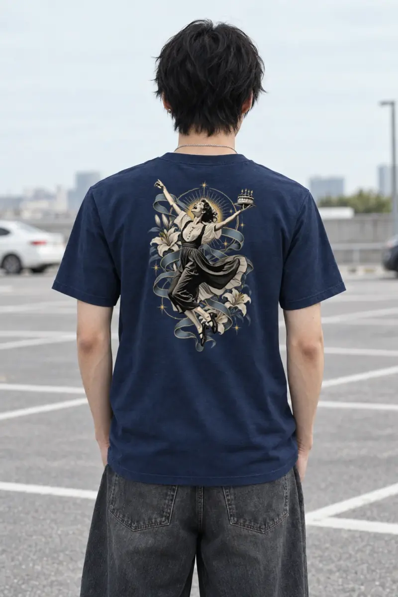 "Birthday Waltz" Heavyweight Unisex Crewneck T-shirt