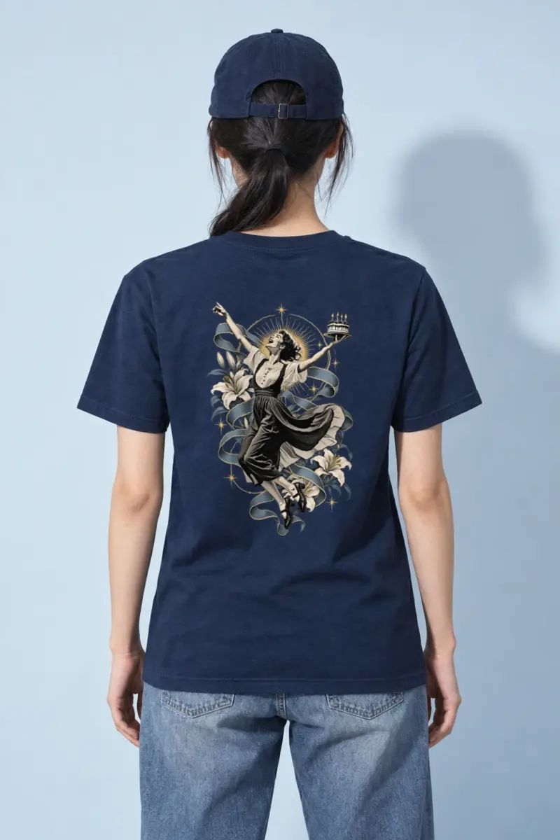 "Birthday Waltz" Heavyweight Unisex Crewneck T-shirt
