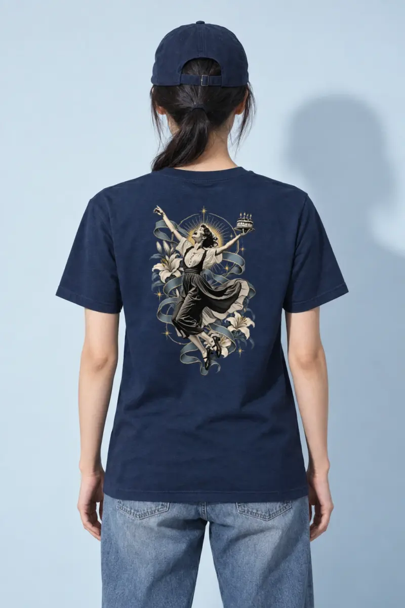 "Birthday Waltz" Heavyweight Unisex Crewneck T-shirt