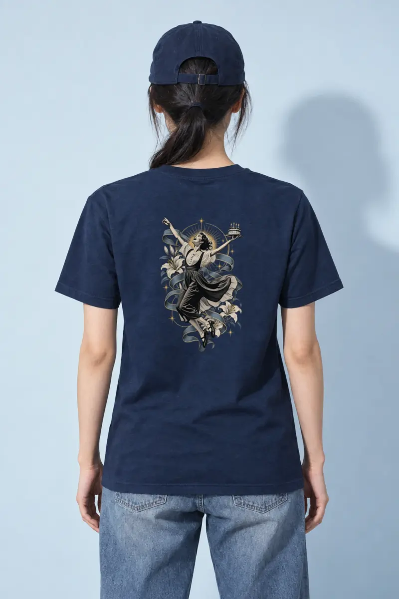 "Birthday Waltz" Heavyweight Unisex Crewneck T-shirt