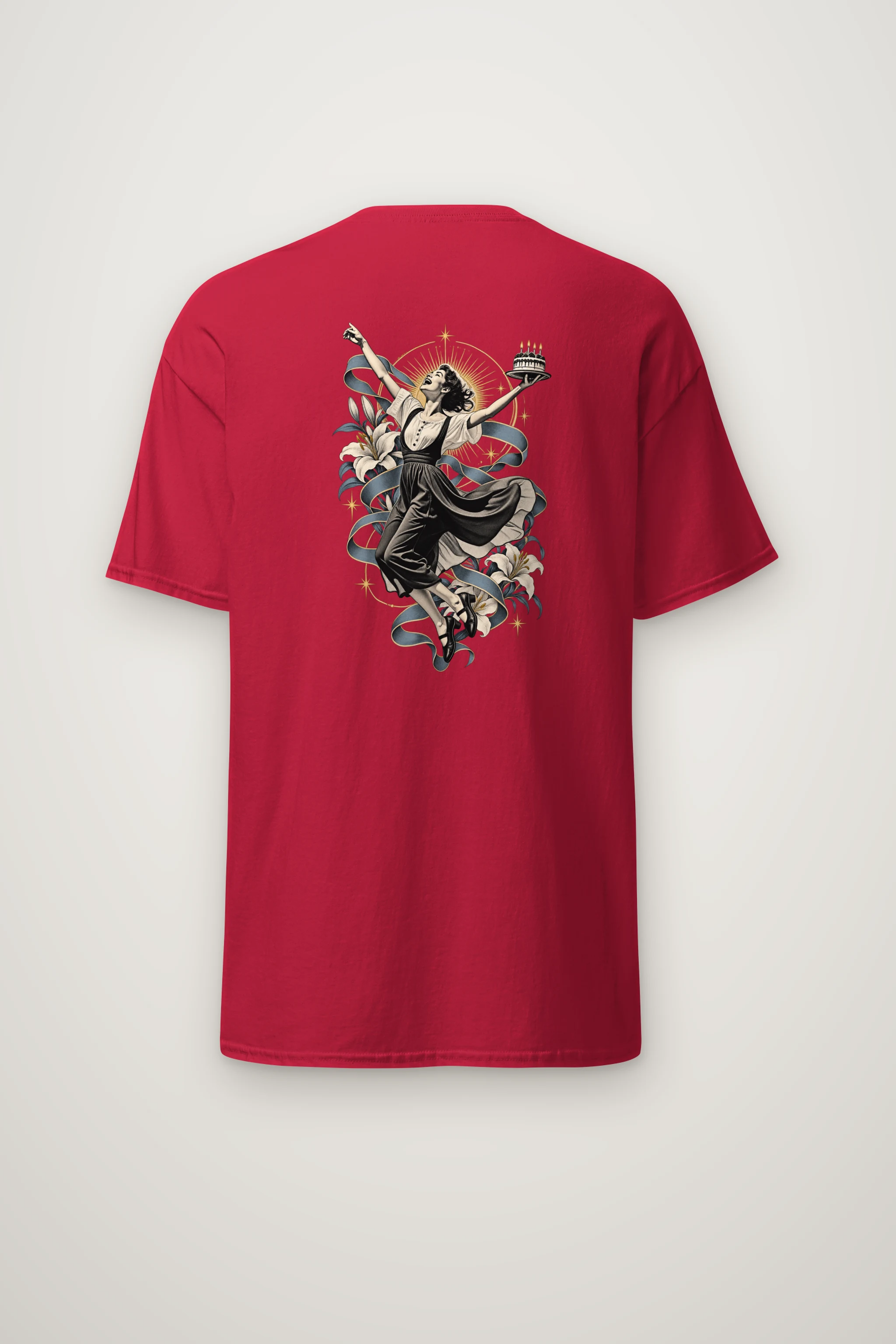 "Birthday Waltz" Heavyweight Unisex Crewneck T-shirt