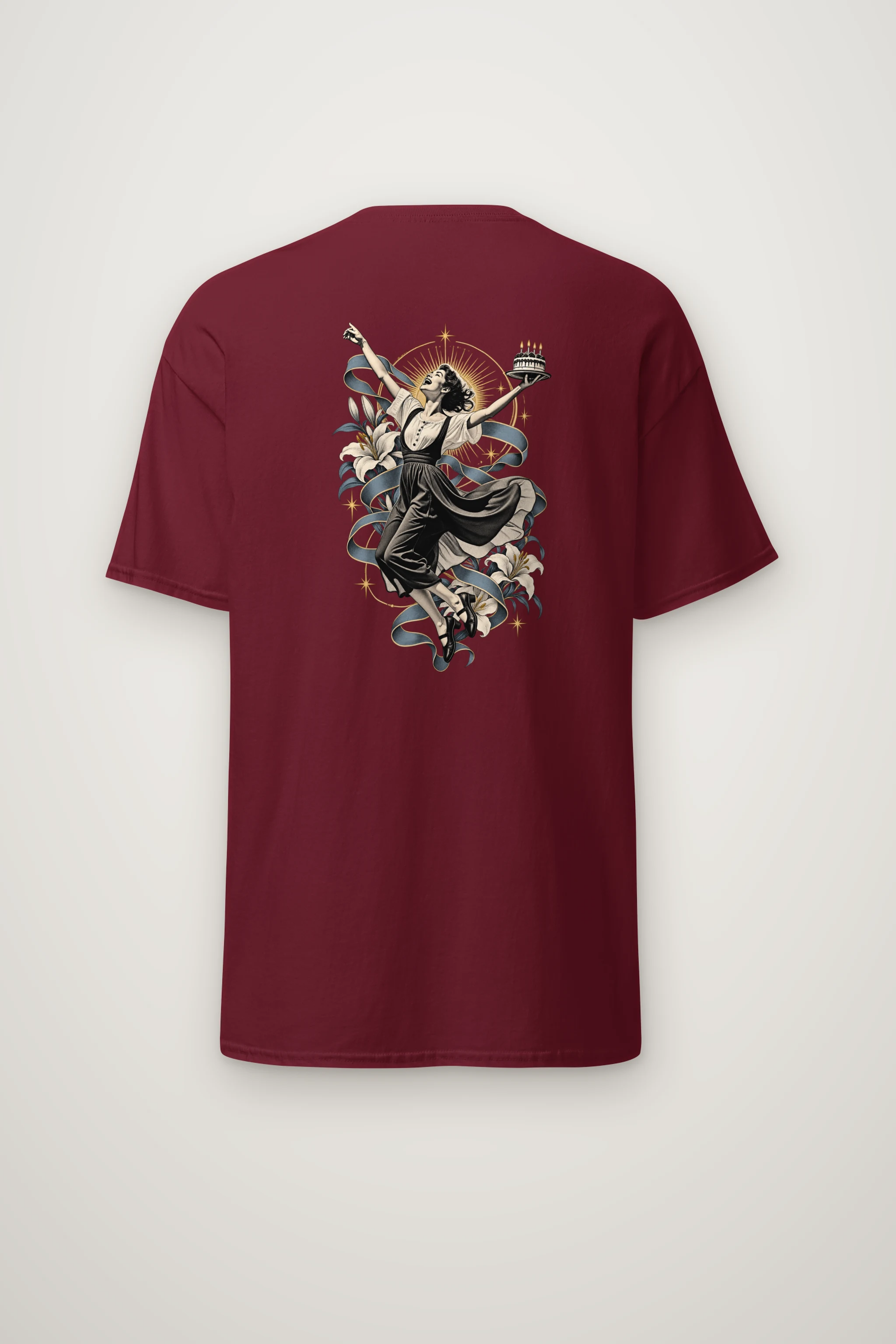 "Birthday Waltz" Heavyweight Unisex Crewneck T-shirt