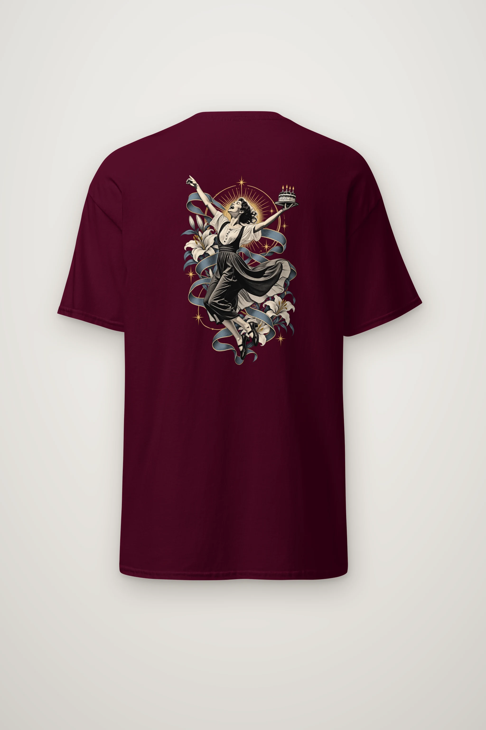 "Birthday Waltz" Heavyweight Unisex Crewneck T-shirt