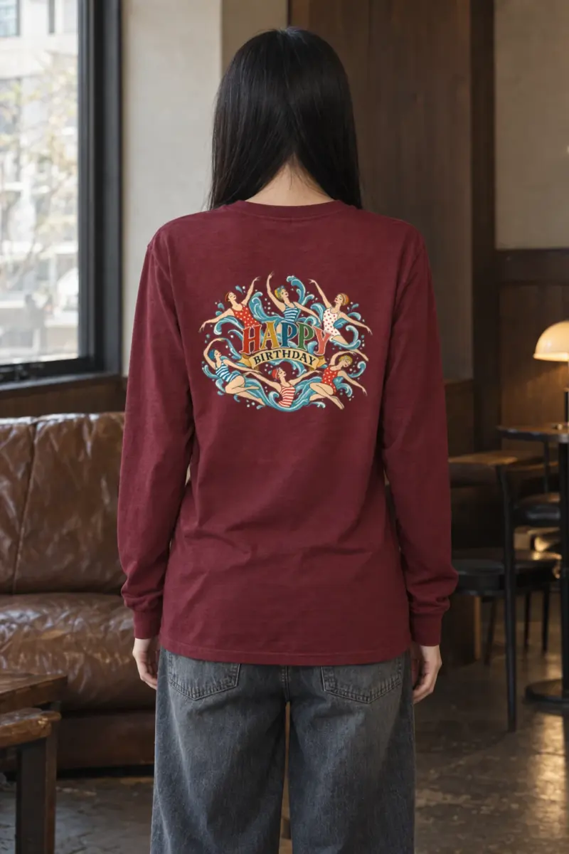 "Birthday Wave Sync" Unisex Longsleeve T-shirt | Gildan 2400