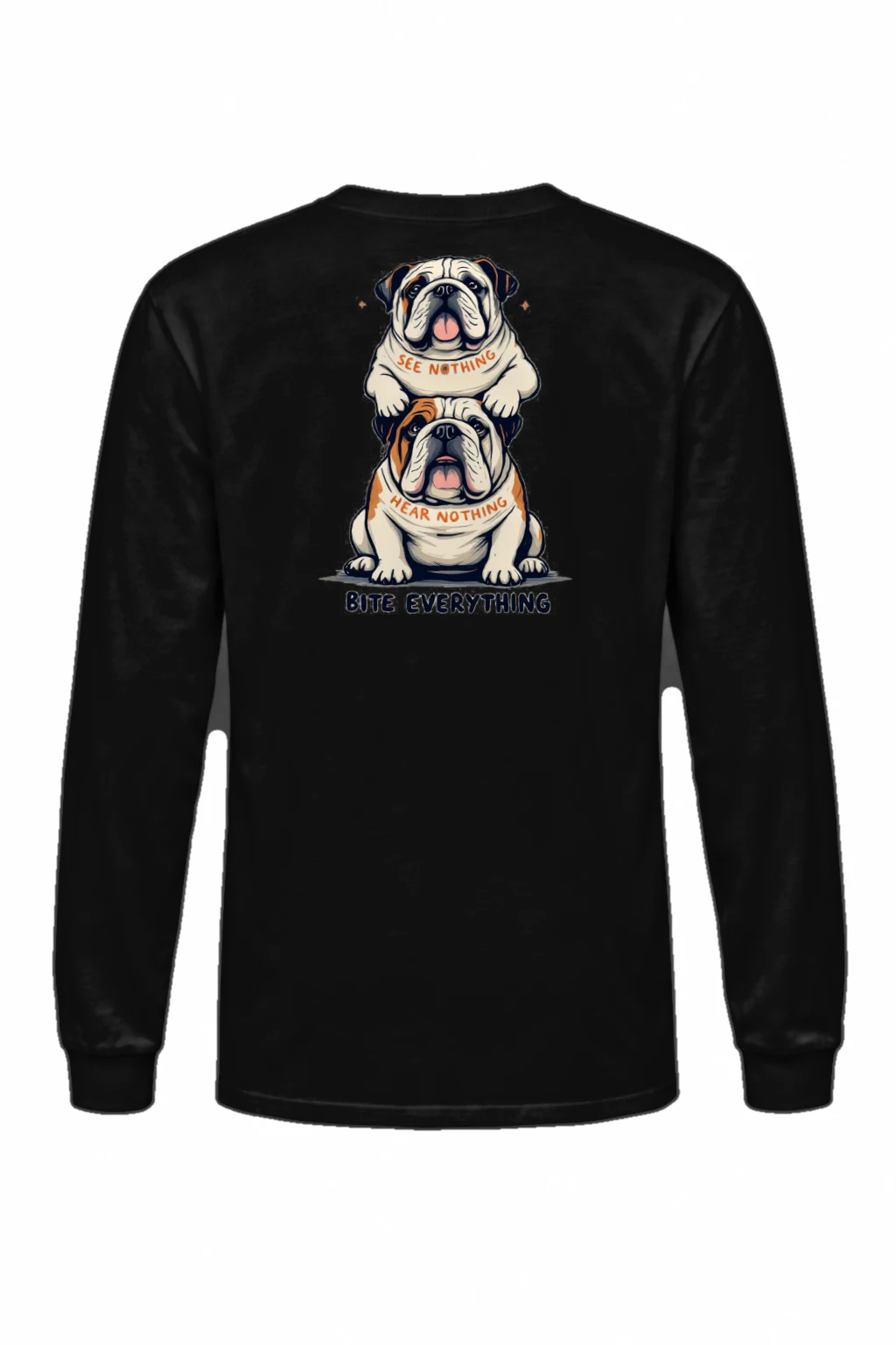 "Bite Everything" Unisex Longsleeve T-shirt | Gildan 2400
