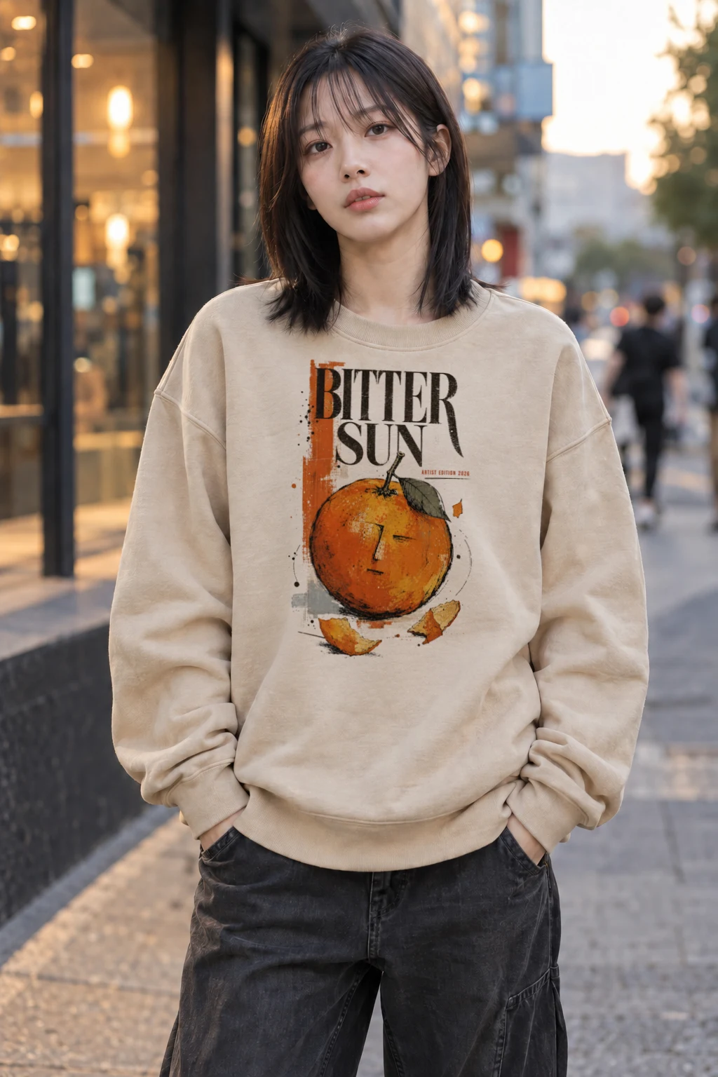 "Bitter Sun 2026" Heavy Blend Unisex Crewneck Sweatshirt | Gildan 18000