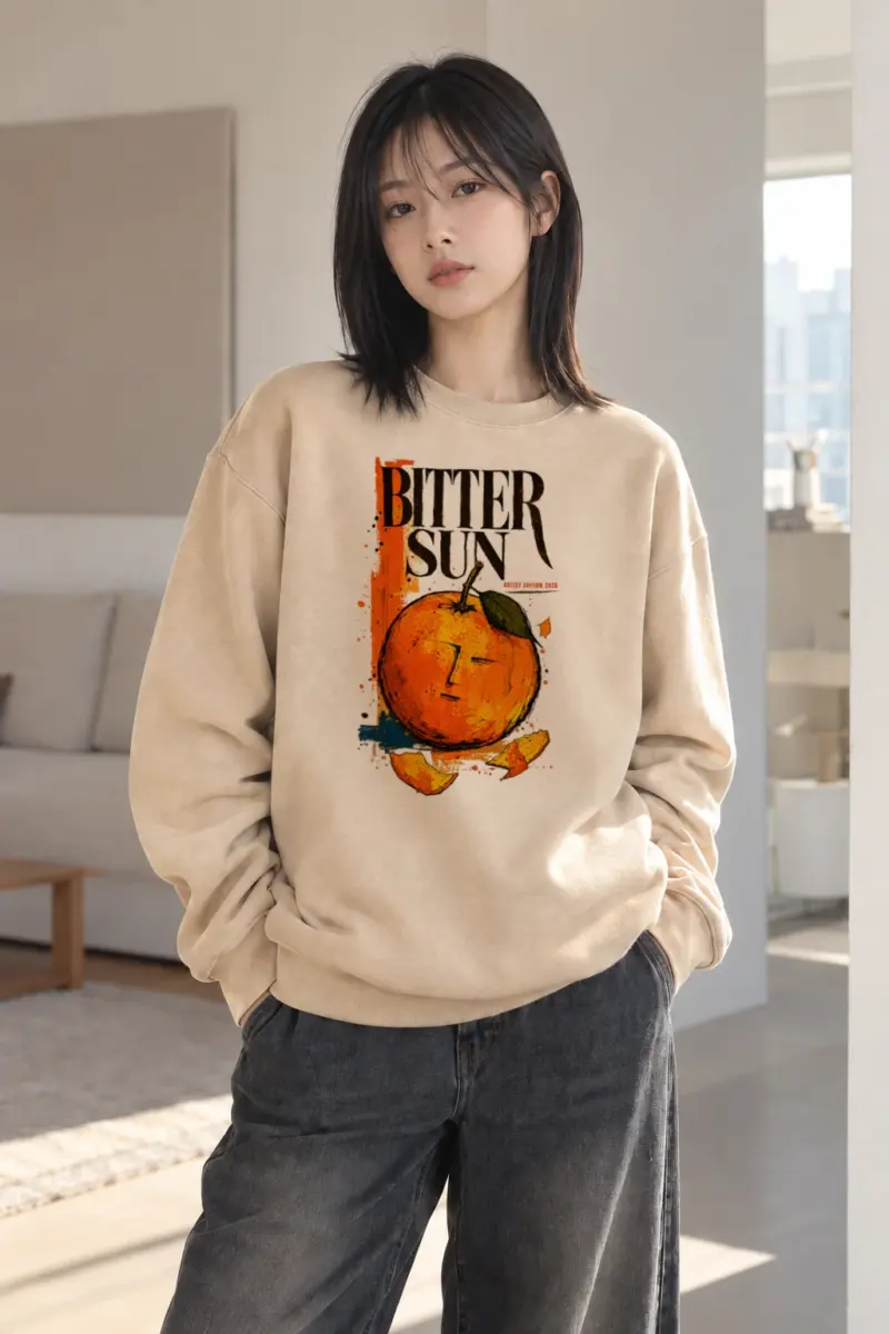 "Bitter Sun" Heavy Blend Unisex Crewneck Sweatshirt | Gildan 18000