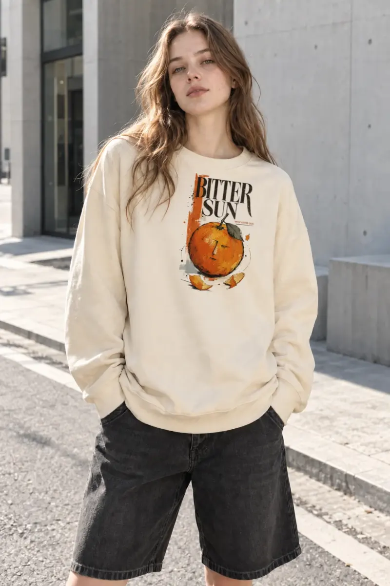 "Bitter Sun" Unisex Sponge Fleece Crewneck Sweatshirt | Bella + Canvas 3901