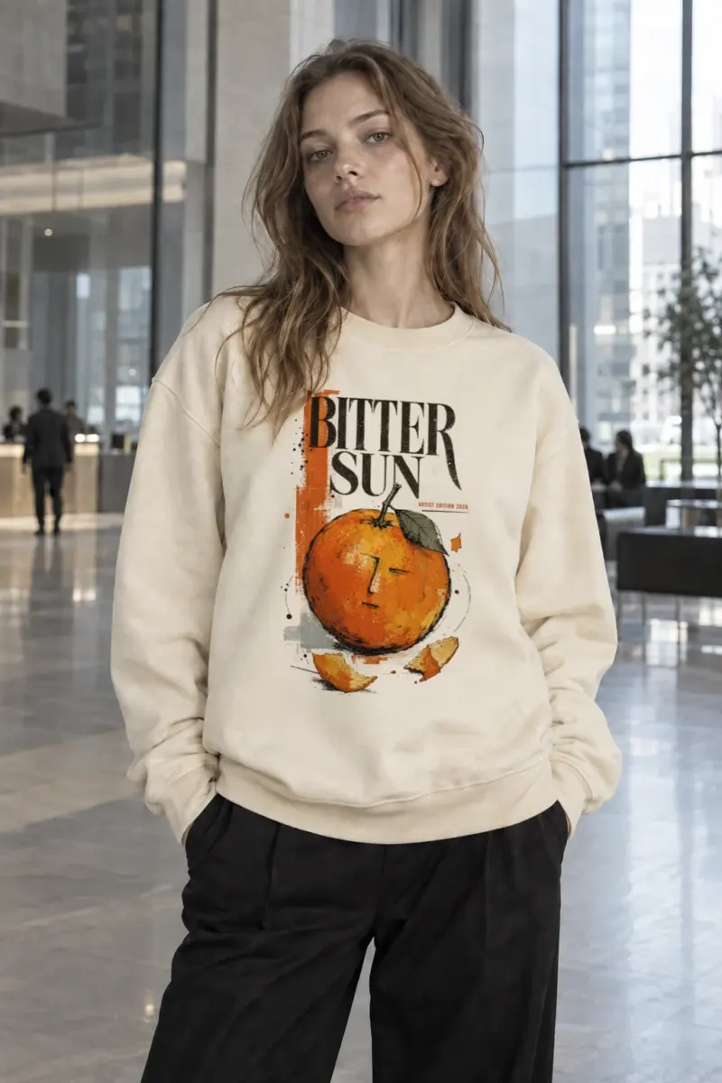 “Bitter Sun” Unisex Sponge Fleece Crewneck Sweatshirt | Bella + Canvas 3901