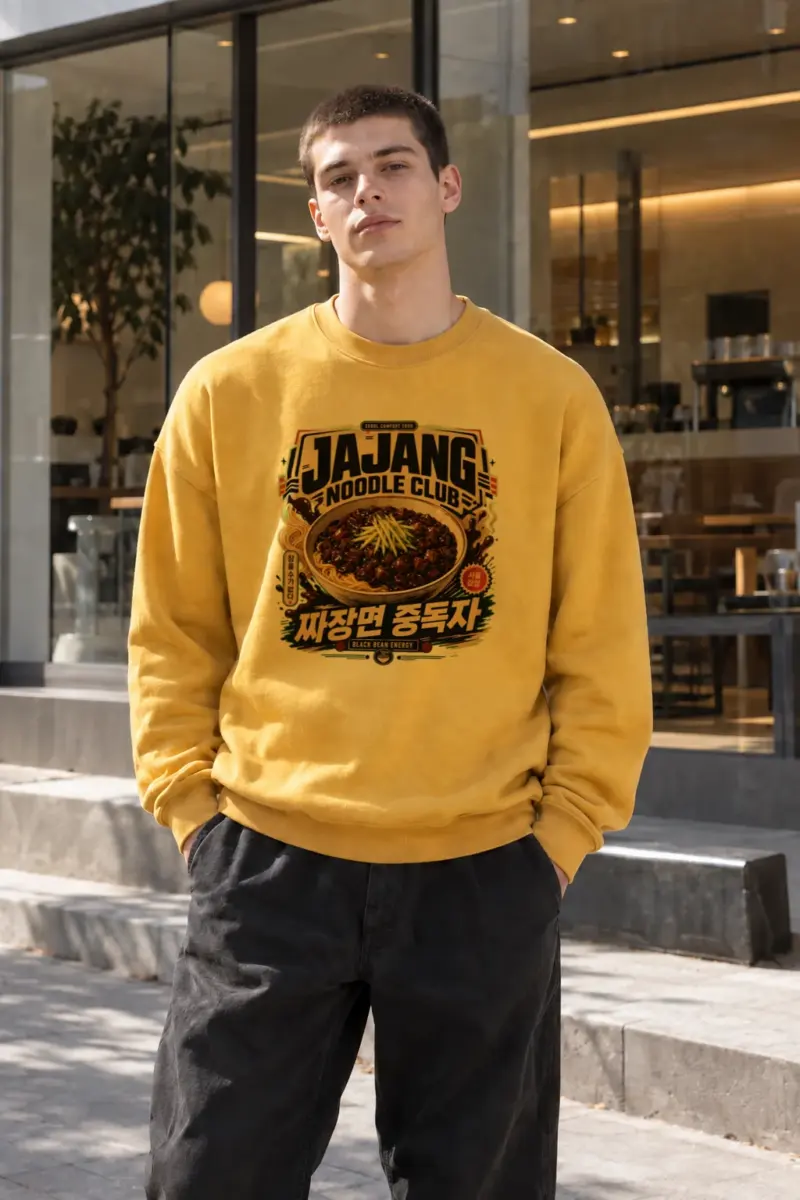 “Black Bean Energy” Heavy Blend Unisex Crewneck Sweatshirt | Gildan 18000