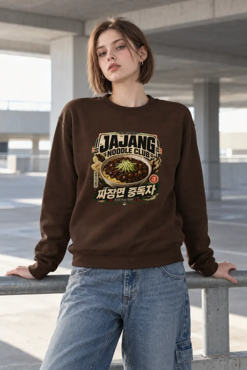 "Black Bean Energy" Heavy Blend Unisex Crewneck Sweatshirt