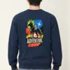 "Black Dog With Rabbit" Heavy Blend Unisex Crewneck Sweatshirt