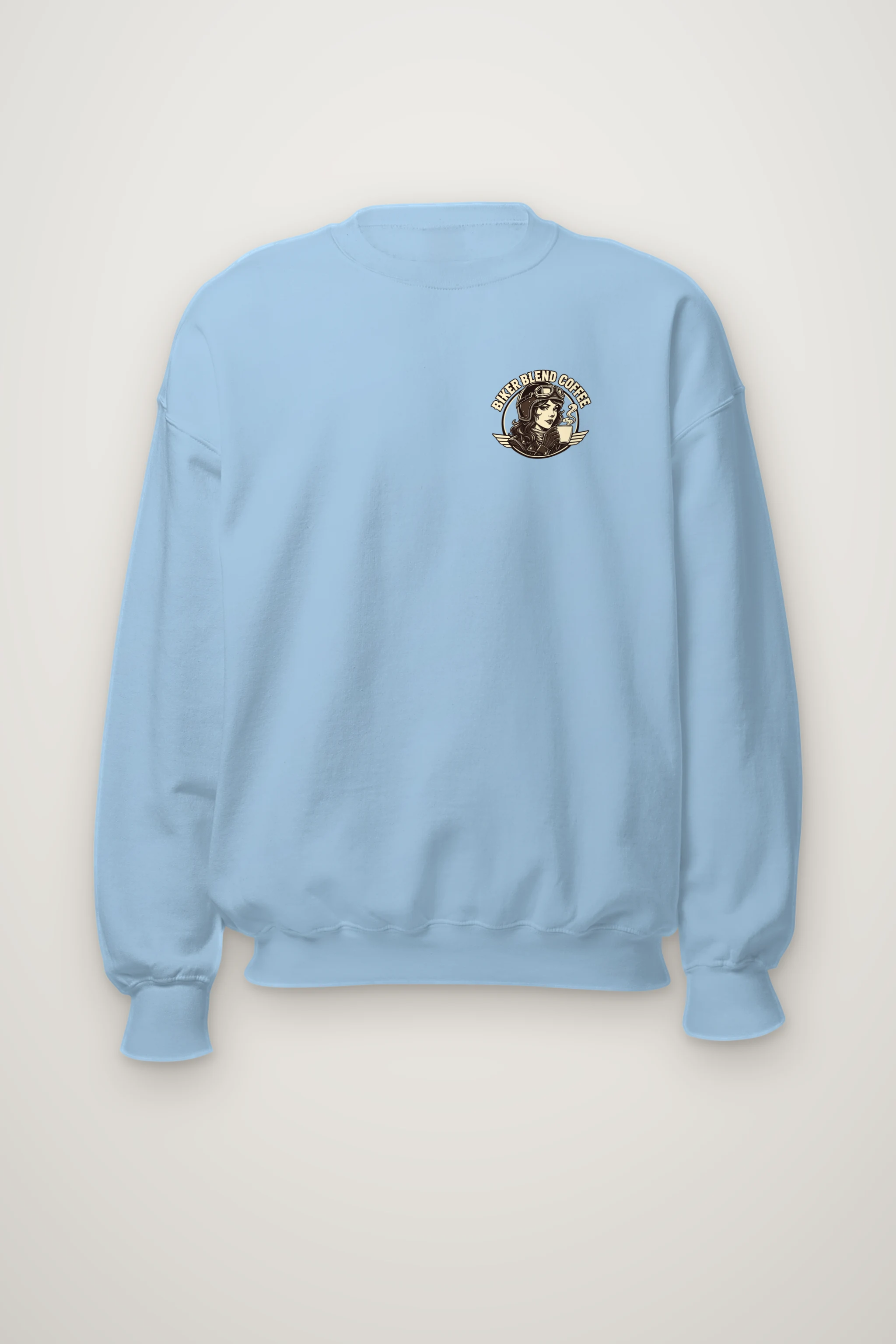 "Black Like The Road" Heavy Blend Unisex Crewneck Sweatshirt