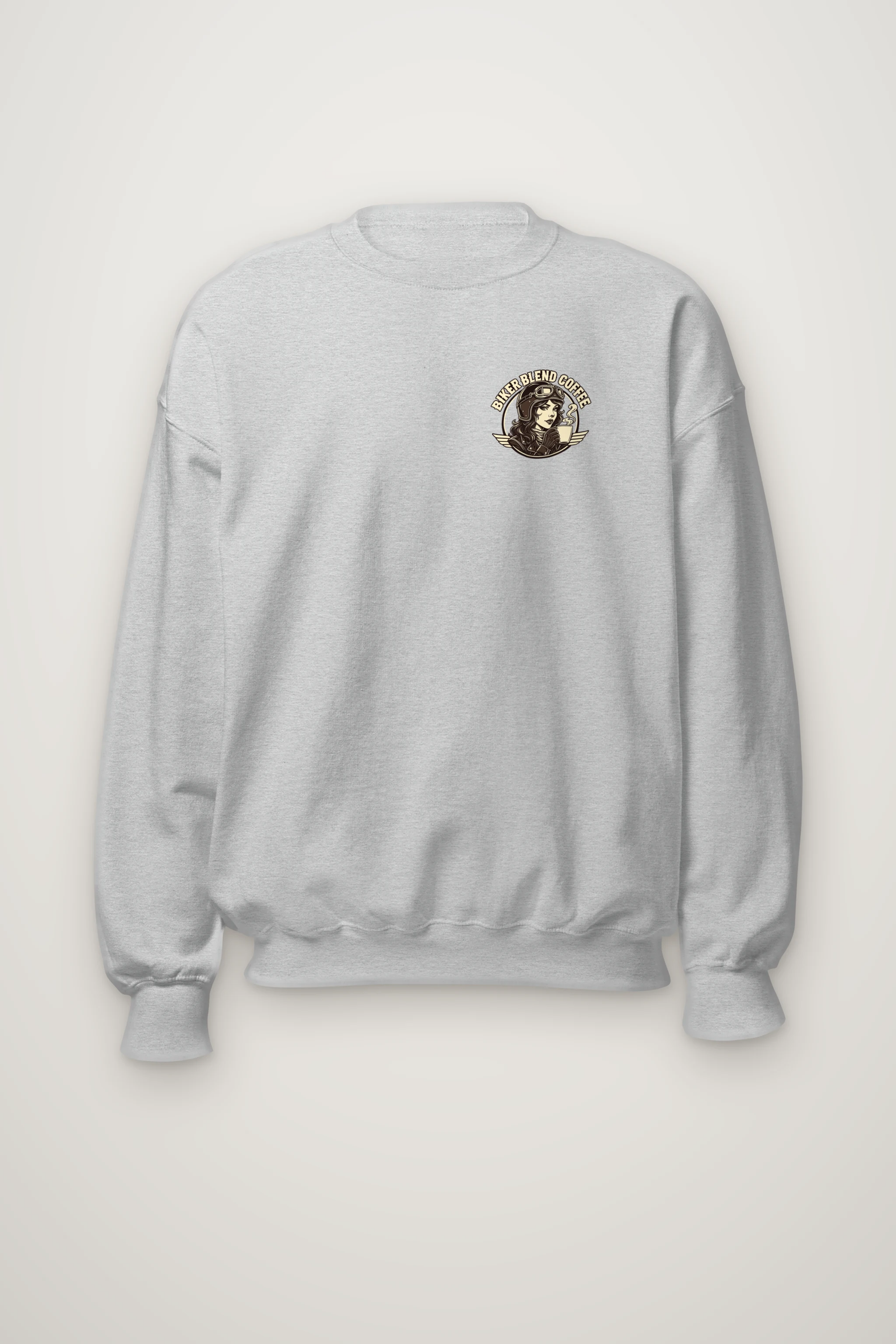 "Black Like The Road" Heavy Blend Unisex Crewneck Sweatshirt