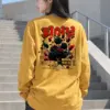 "Black Rose Warning" Unisex Longsleeve T-shirt | Gildan 2400