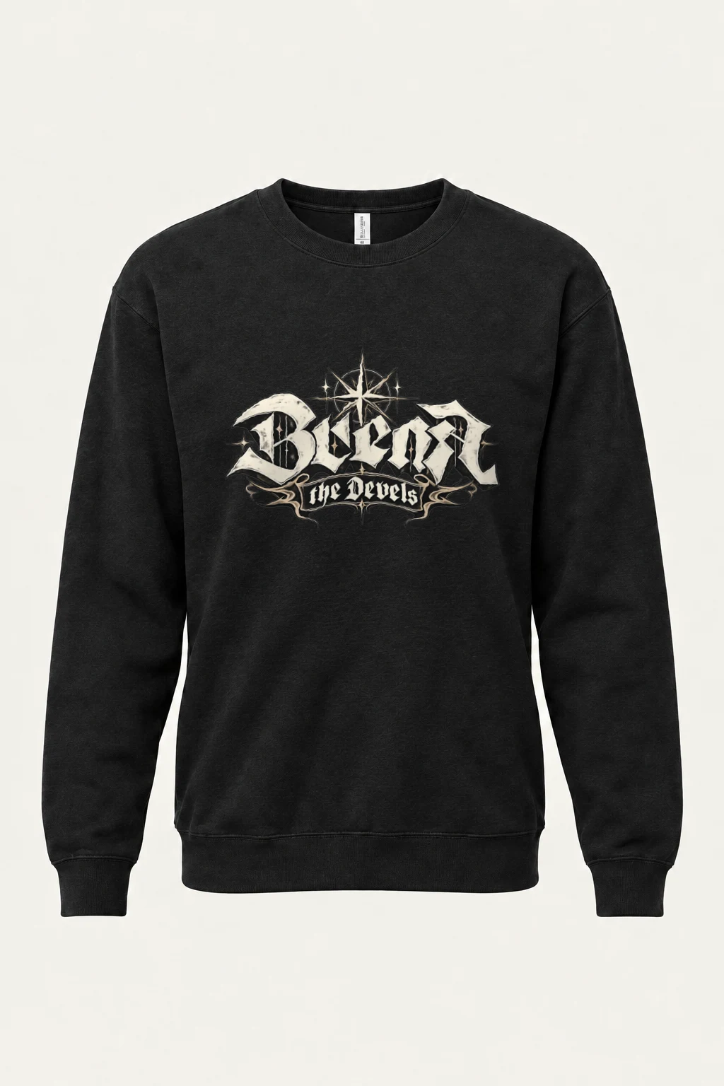 "Black The Devils" Heavy Blend Unisex Crewneck Sweatshirt | Gildan 18000