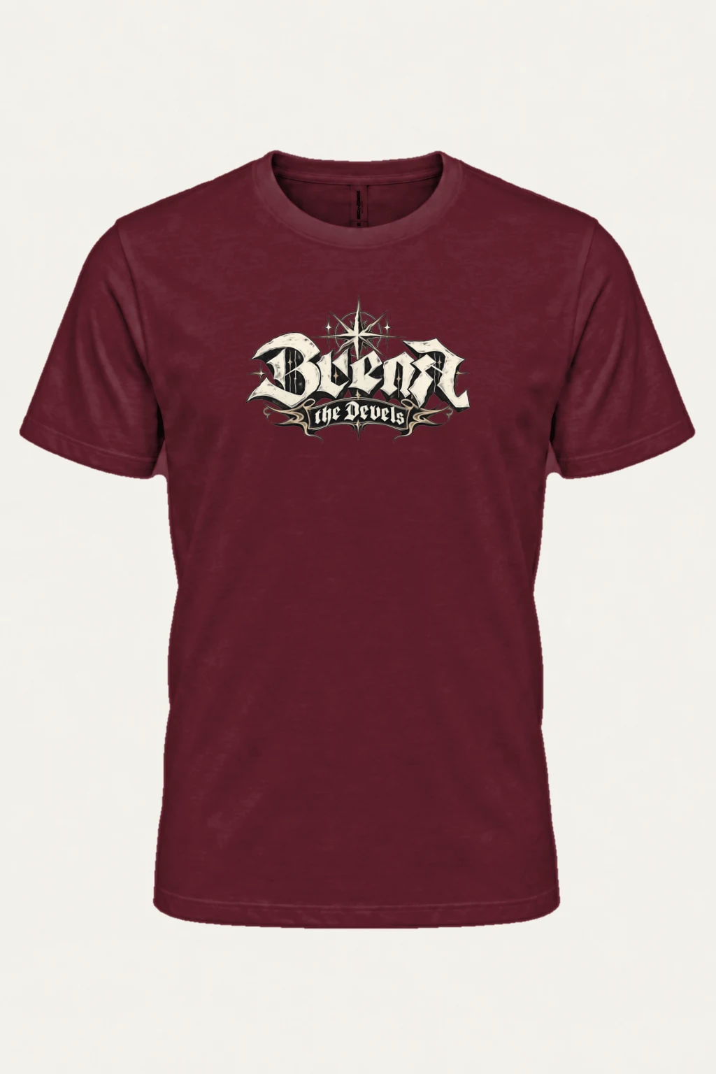 "Black The Devils" Heavyweight Unisex Crewneck T-shirt | Gildan 5000