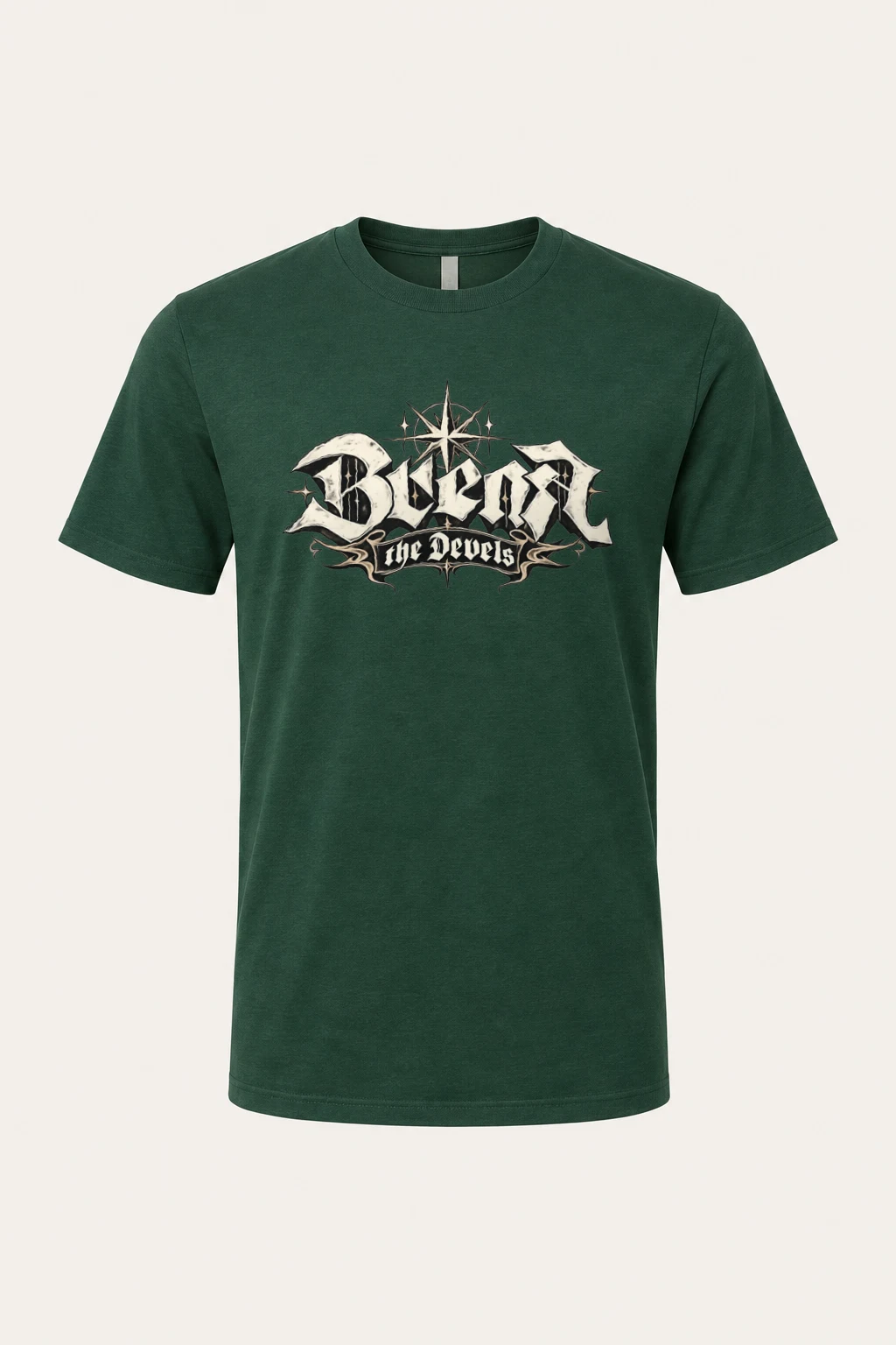 "Black The Devils" Heavyweight Unisex Crewneck T-shirt | Gildan 5000