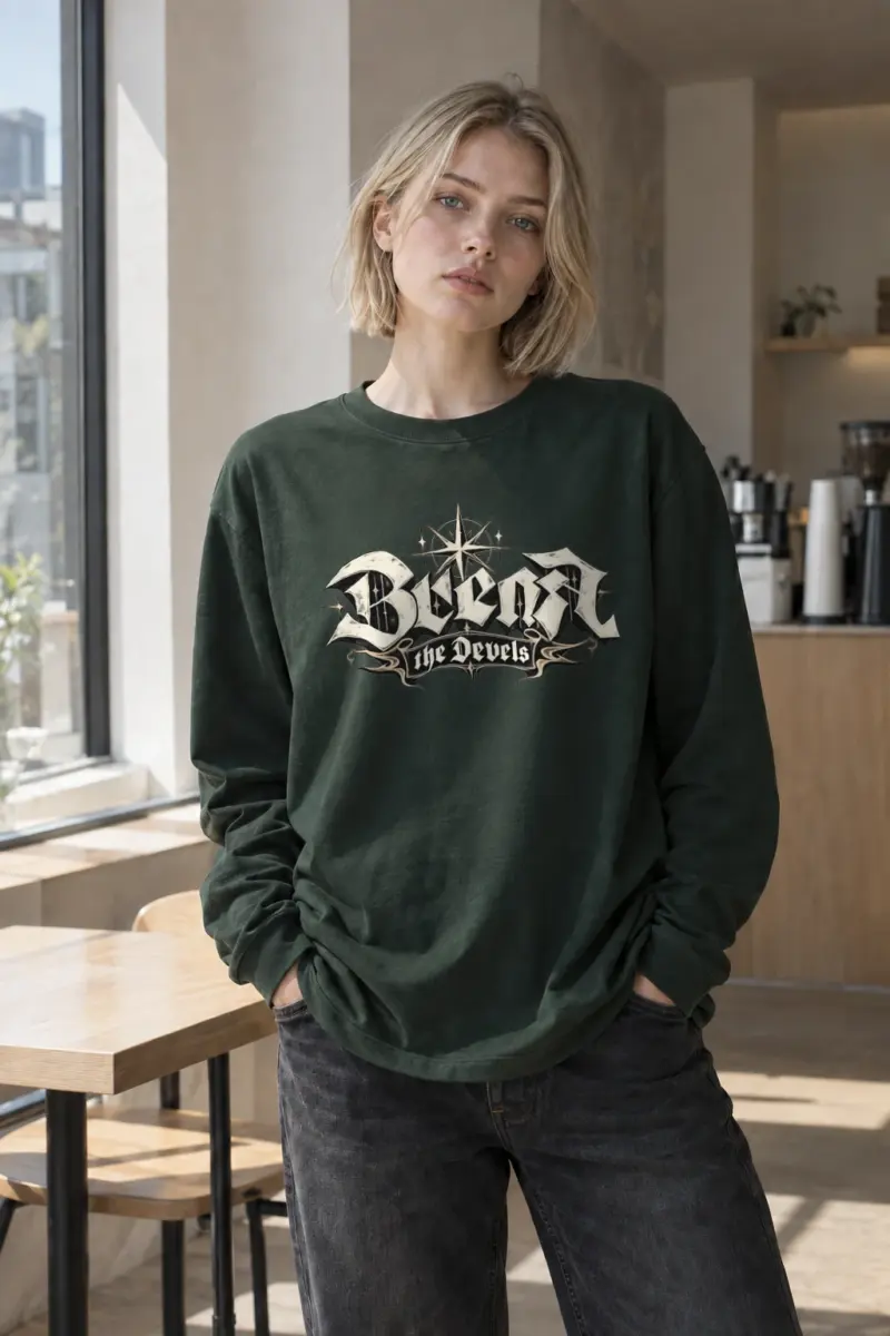 "Black The Devils" Unisex Longsleeve T-shirt | Gildan 2400