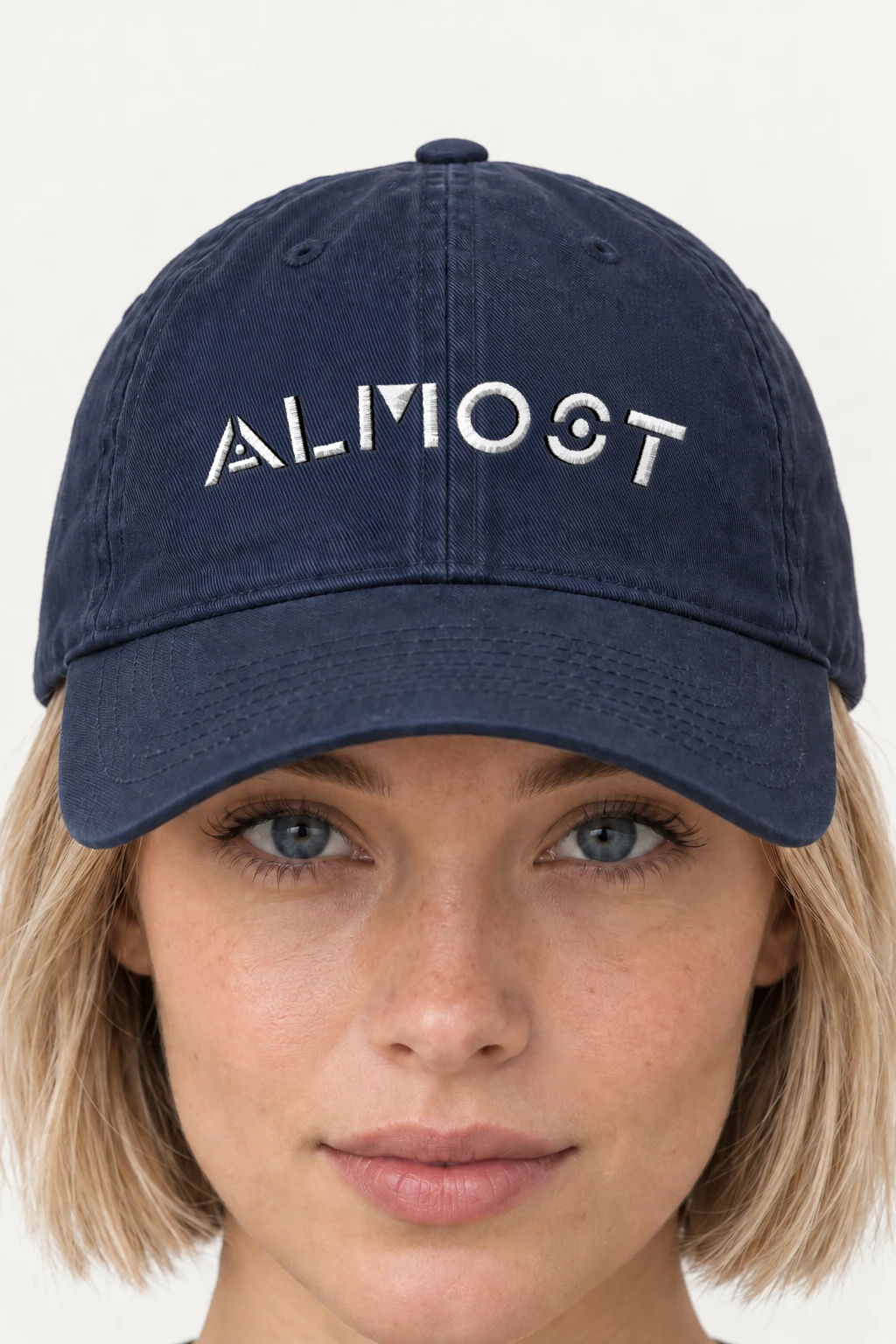 "Blank White" Classic Dad Hat · Embroidered | Yupoong 6245CM