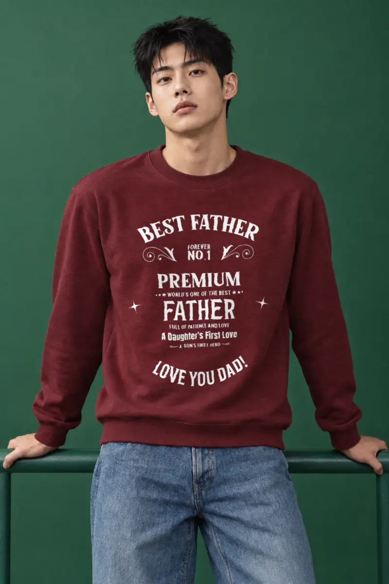 "Blank White" Heavy Blend Unisex Crewneck Sweatshirt