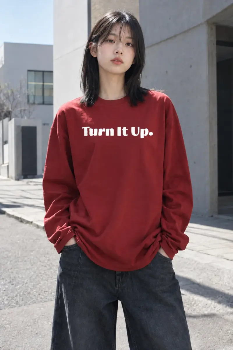 "Blank White" Unisex Longsleeve T-shirt | Gildan 2400