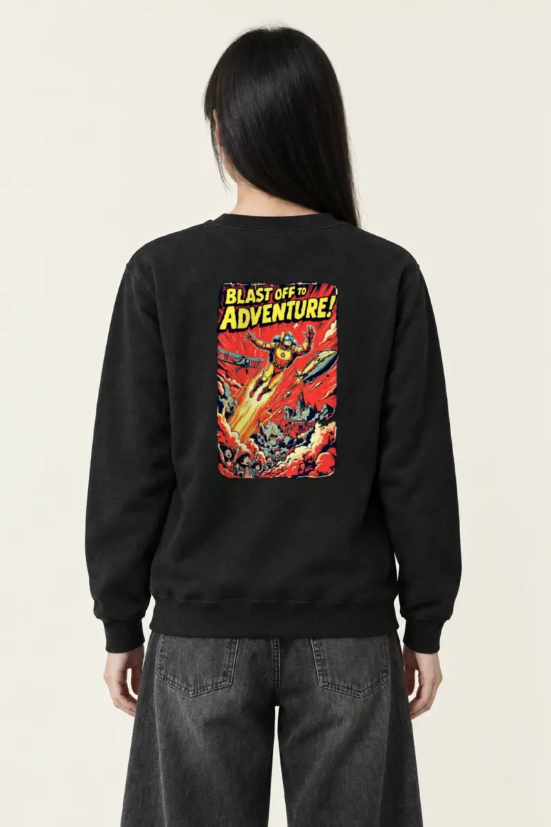 "Blast Off Adventure" Heavy Blend Unisex Crewneck Sweatshirt
