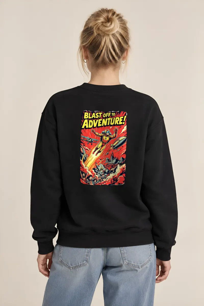 "Blast Off Adventure" Heavy Blend Unisex Crewneck Sweatshirt