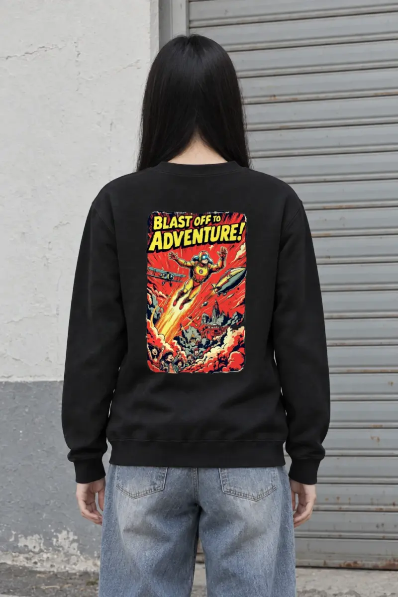 "Blast Off Adventure" Heavy Blend Unisex Crewneck Sweatshirt