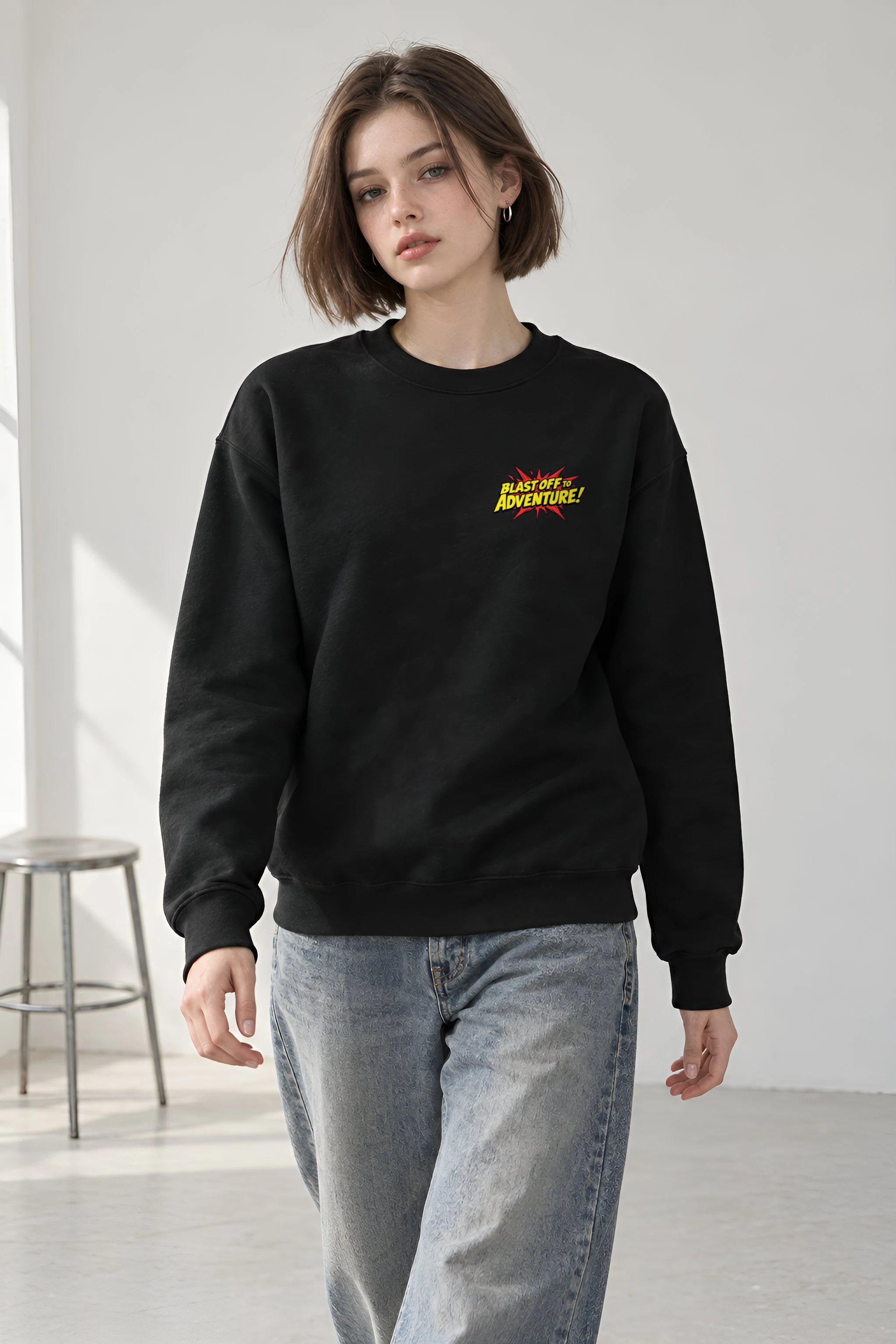 "Blast Off Adventure" Heavy Blend Unisex Crewneck Sweatshirt