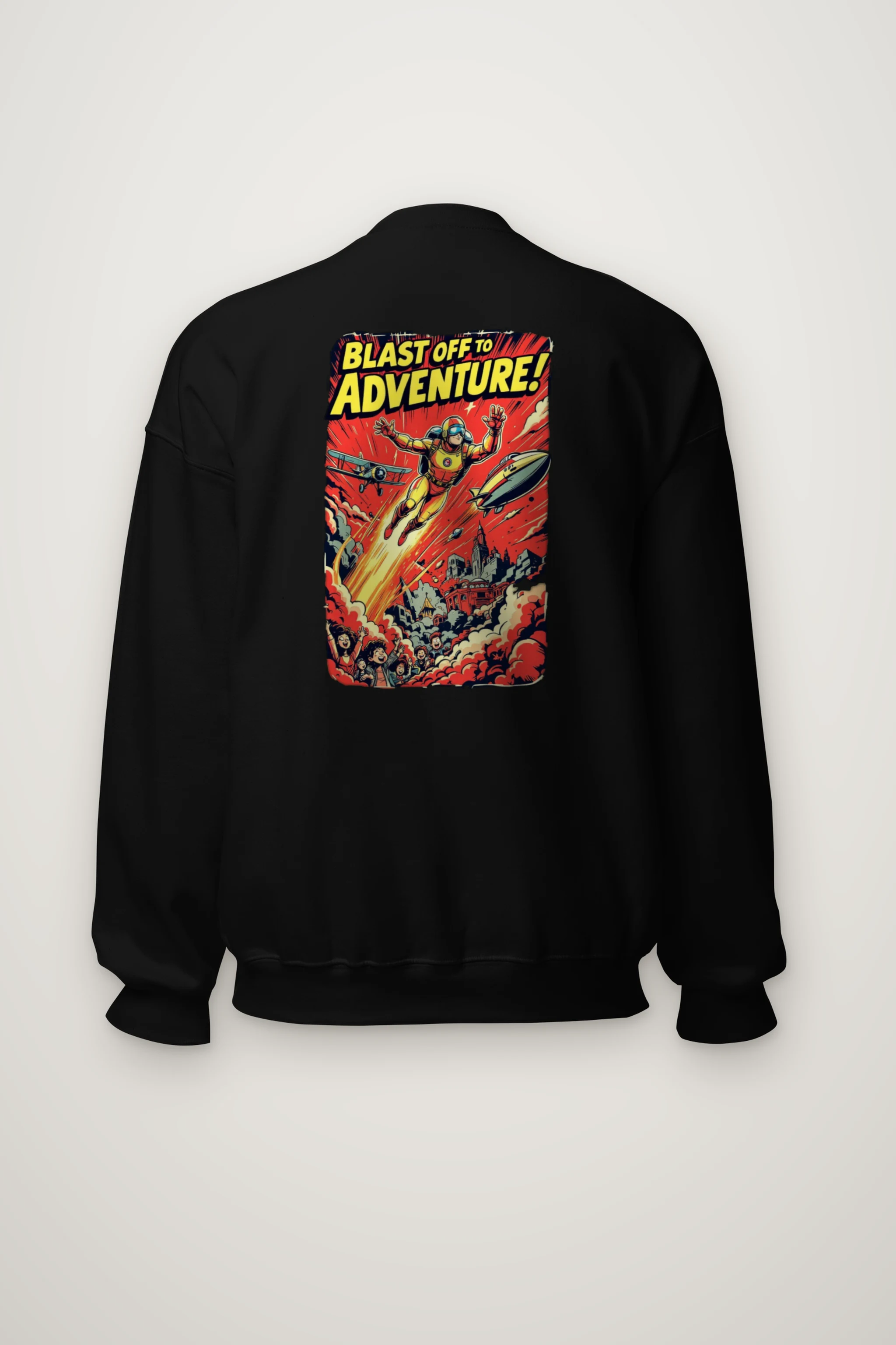 "Blast Off Adventure" Heavy Blend Unisex Crewneck Sweatshirt