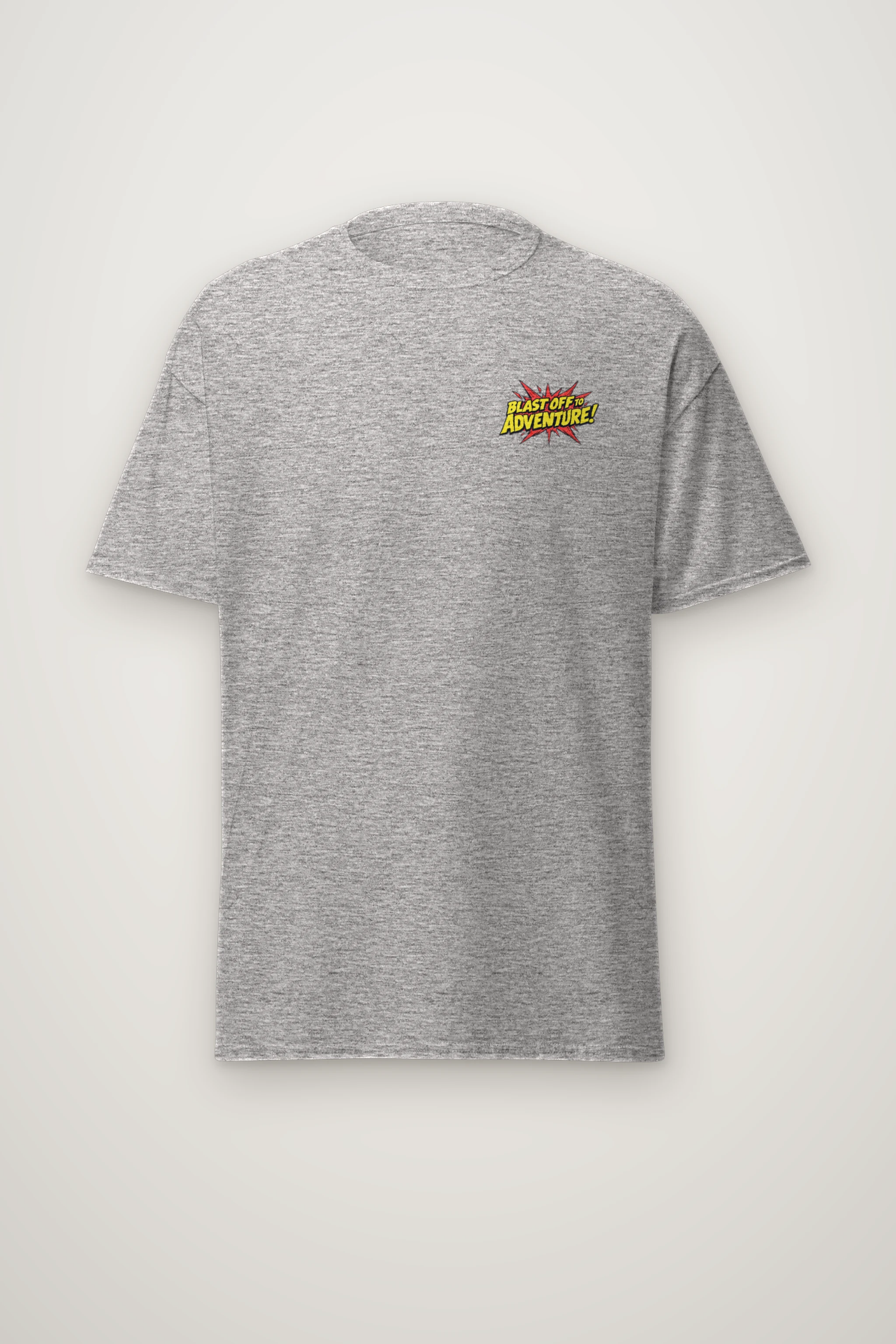 "Blast Off Adventure" Heavyweight Unisex Crewneck T-shirt