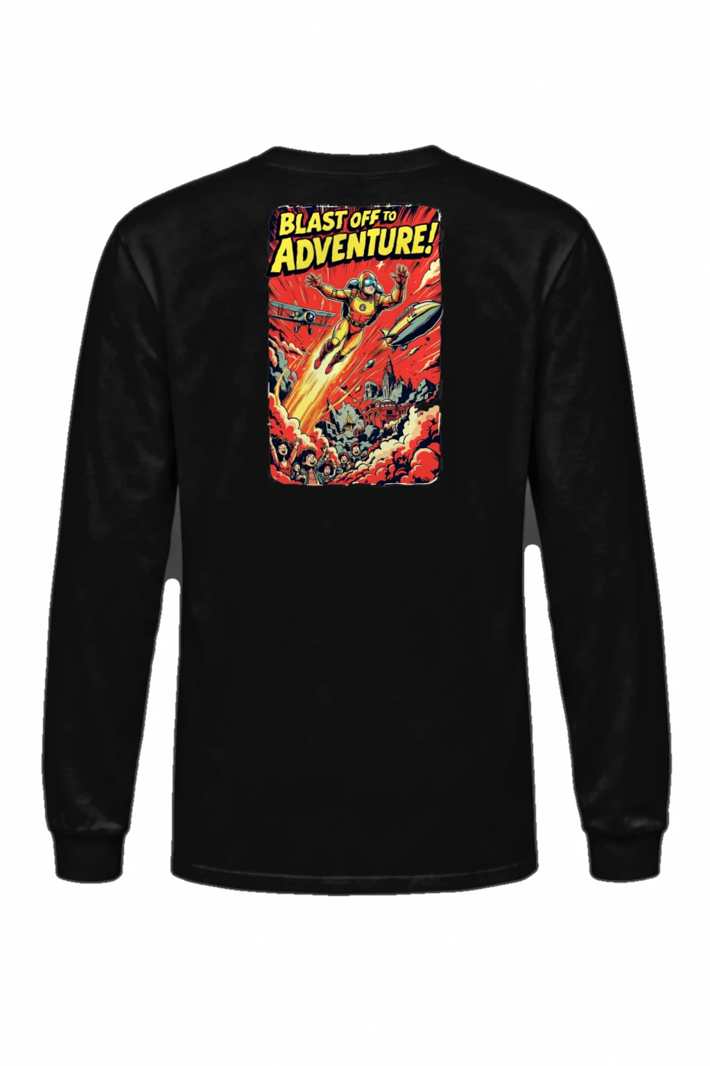 "Blast Off Adventure" Unisex Longsleeve T-shirt | Gildan 2400